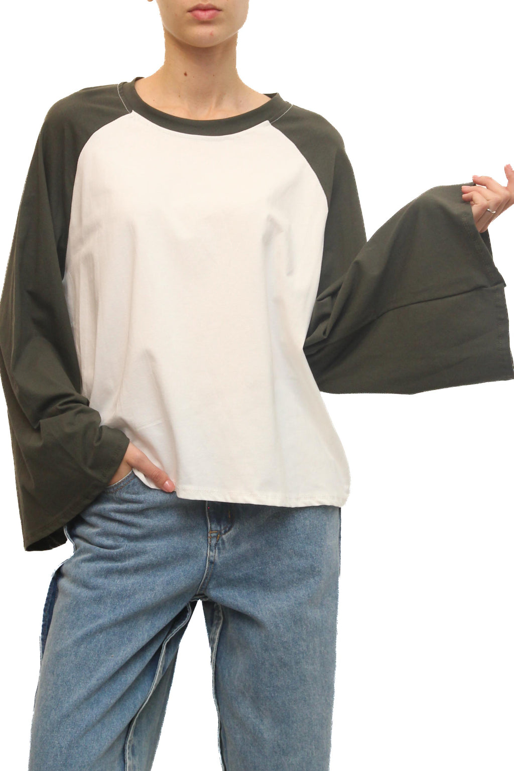 LEVH - Maglia Maida - Bianco/militare