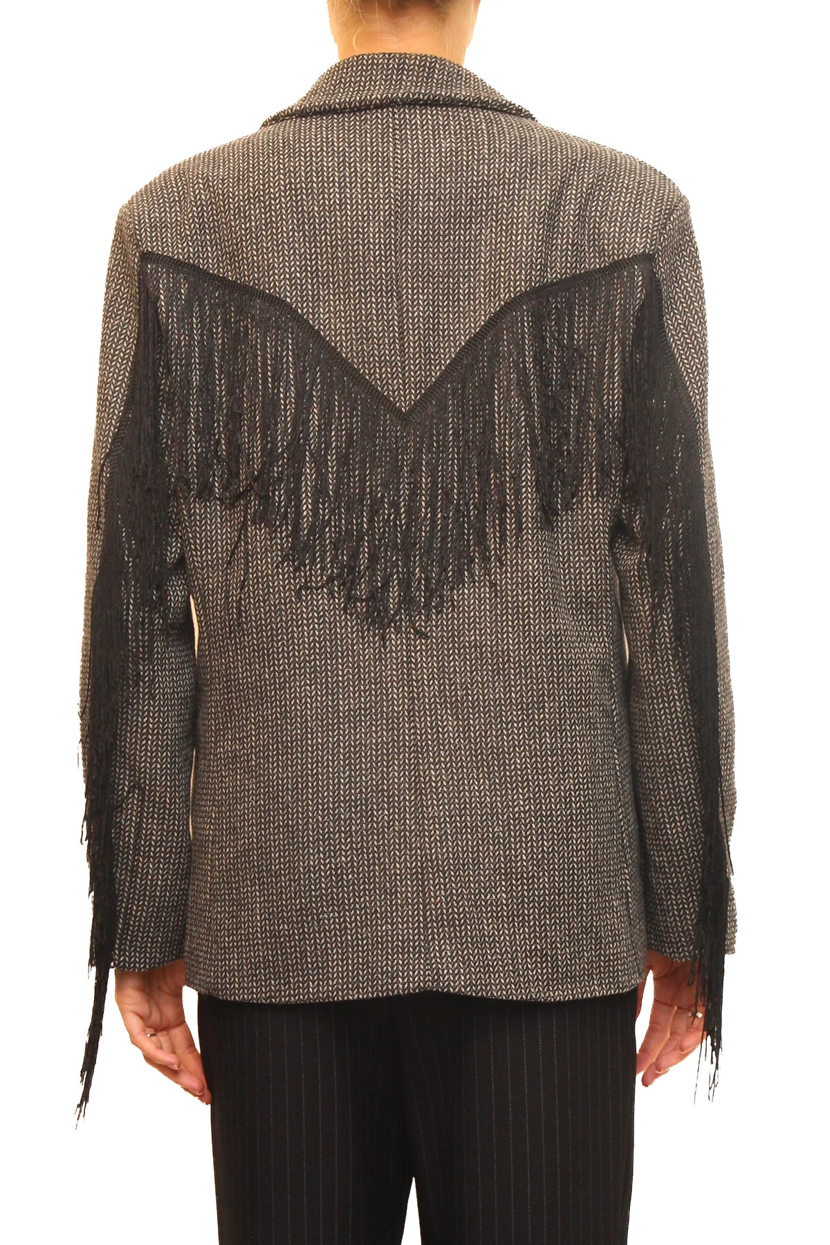 LEVH - Blazer Brianna - Melange bianco/nero