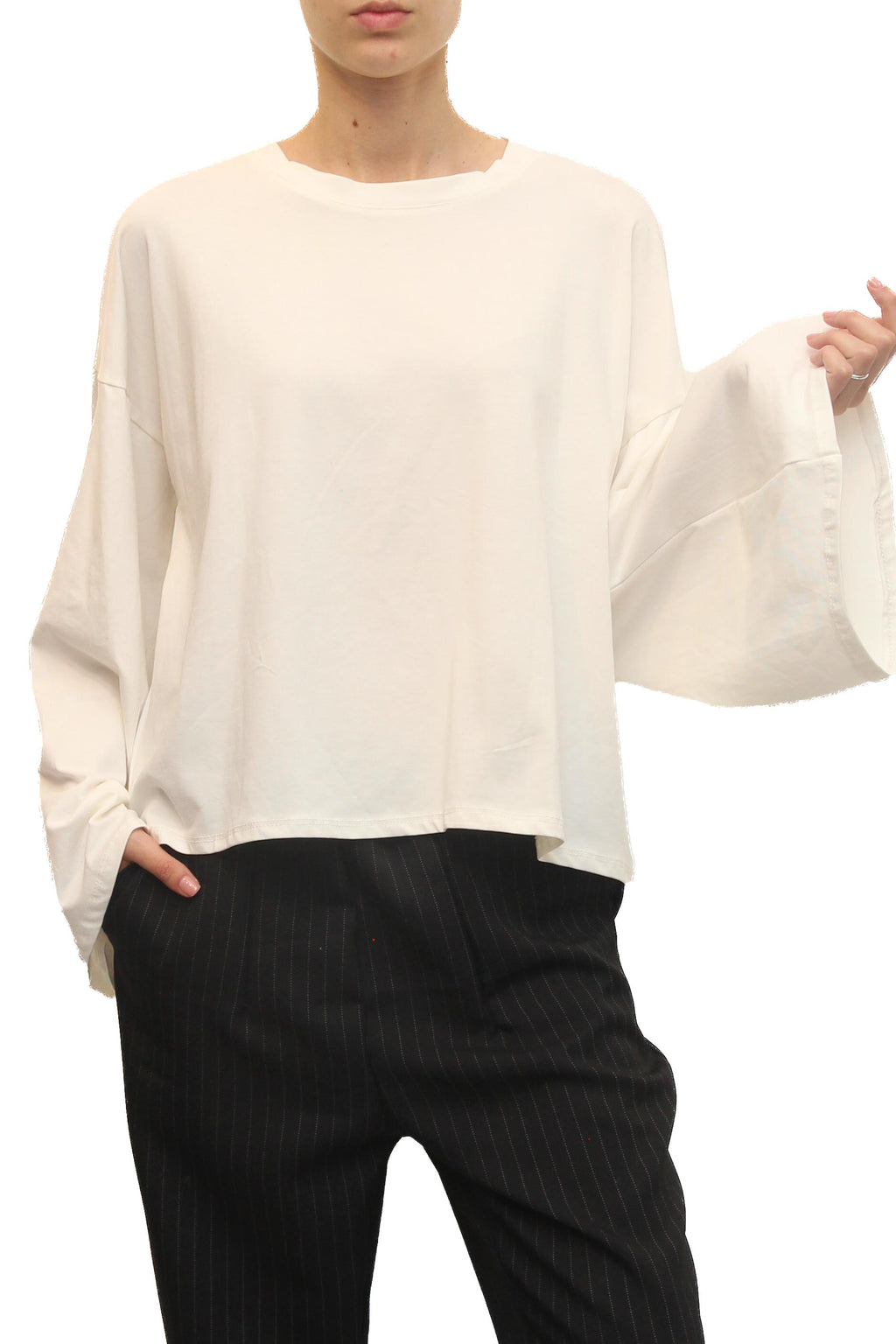 LEVH - T-shirt Terri - BIANCO