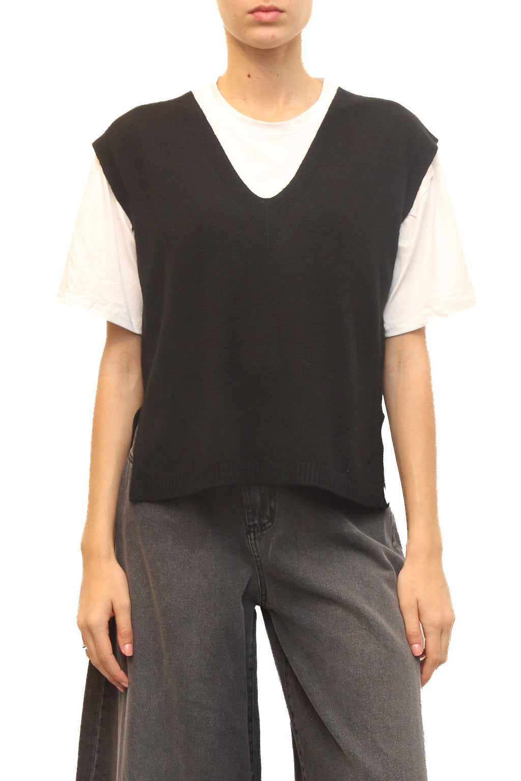 LEVH - Gilet Gamu - NERO