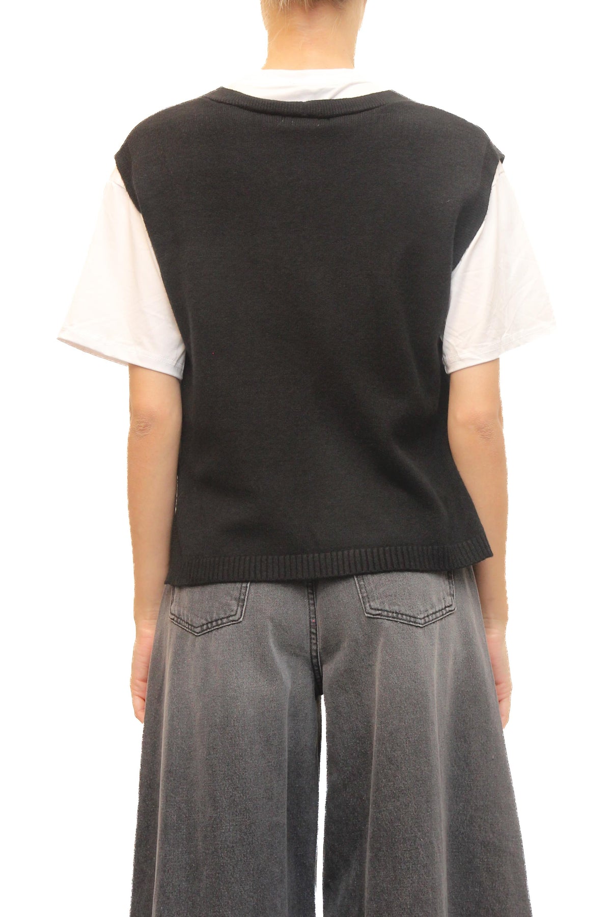 LEVH - Gilet Gamu - NERO