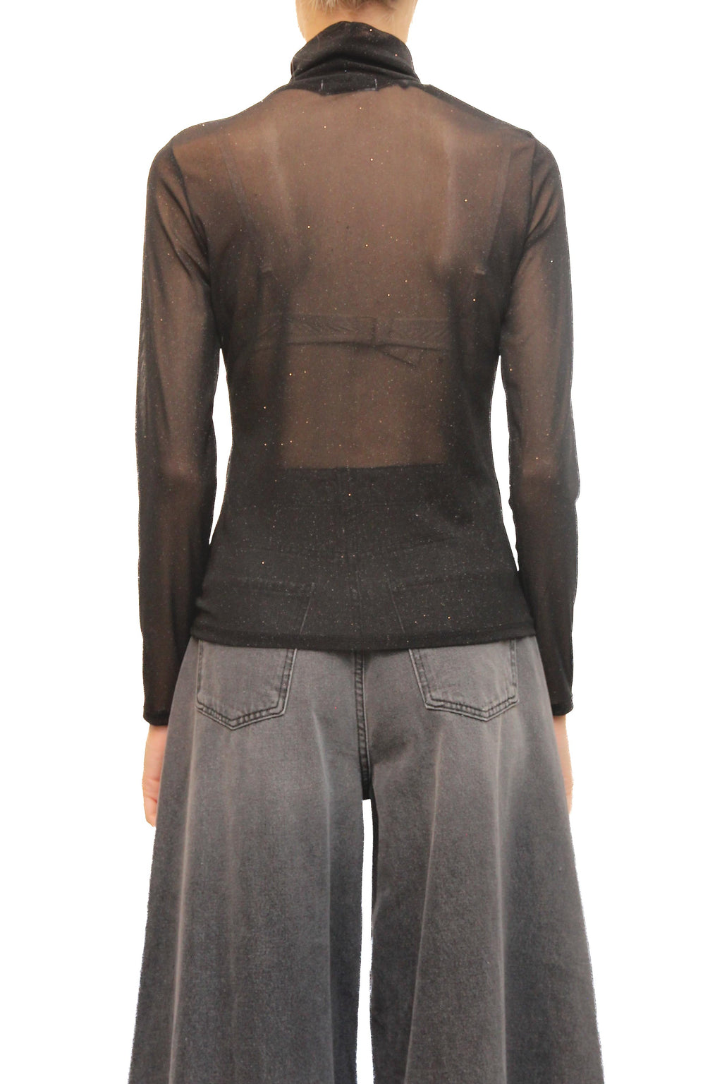 LEVH - Maglia Malinda - Nero glitter