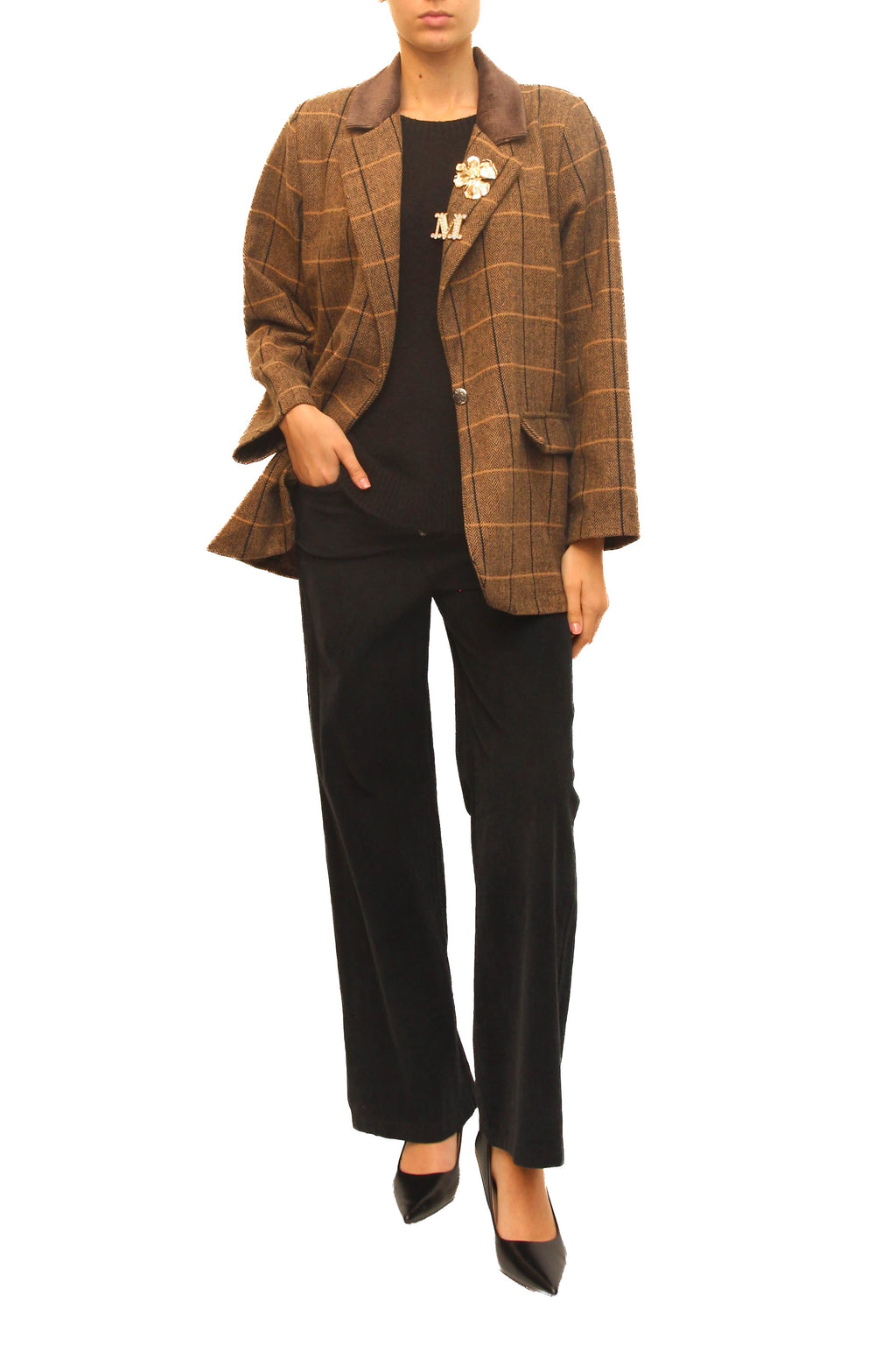 LEVH - Giacca Giek - Check beige
