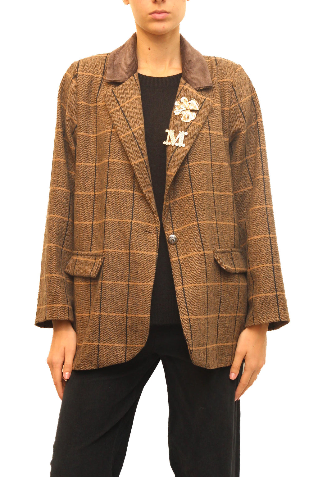 LEVH - Giacca Giek - Check beige