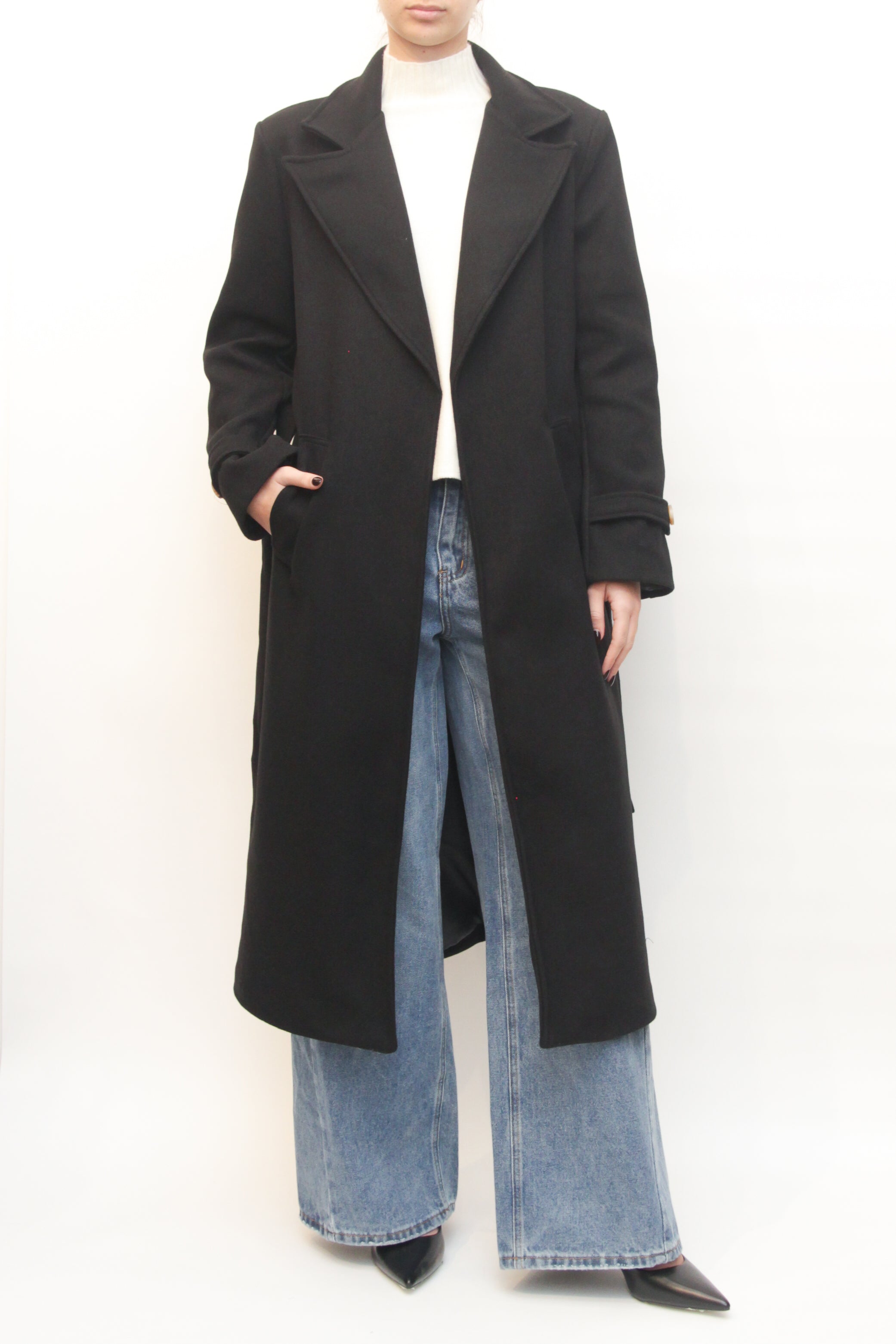 LEVH - Cappotto Robin - NERO