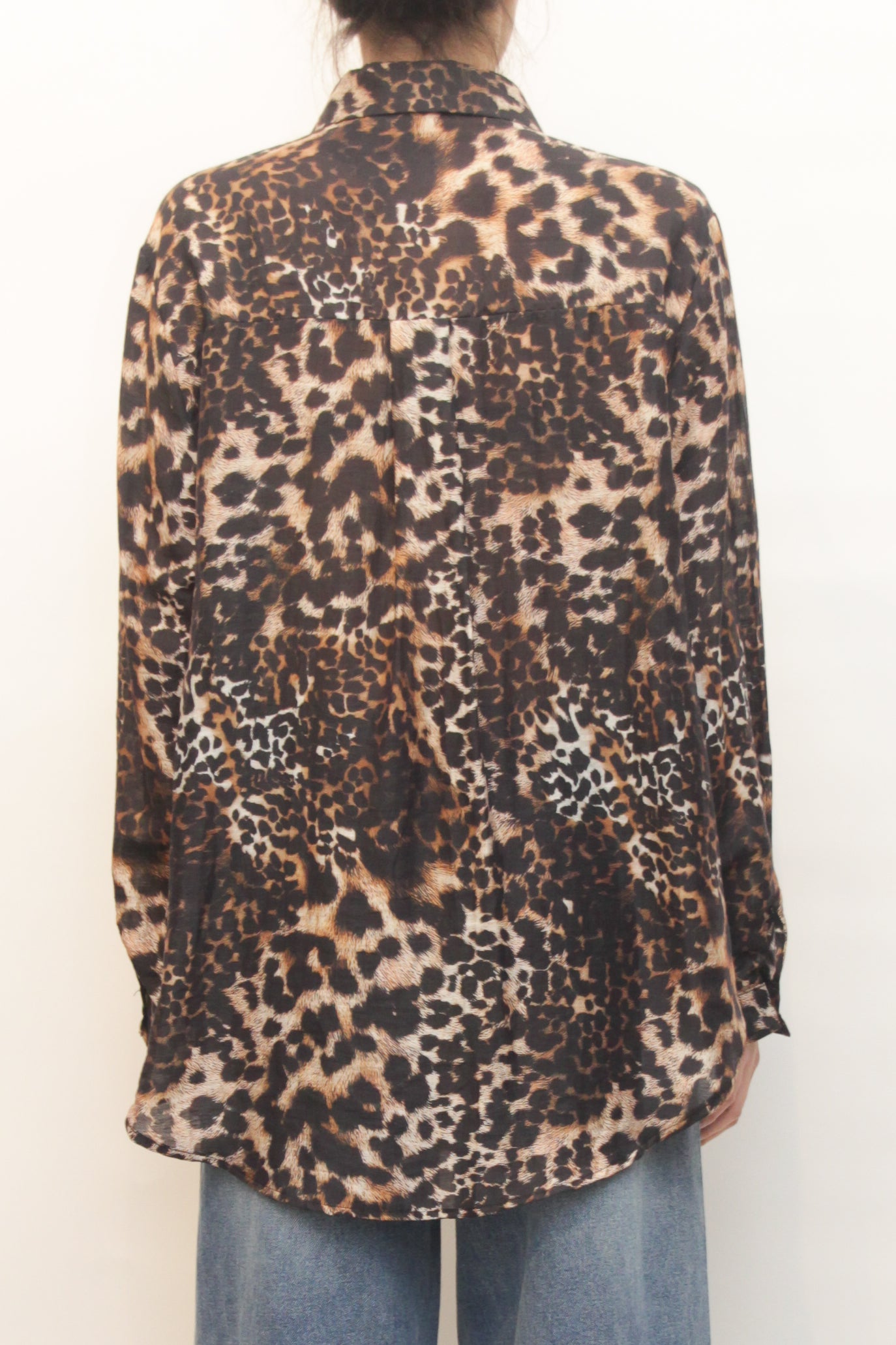 LEVH - Camicia Kendall - Animalier nero/beige
