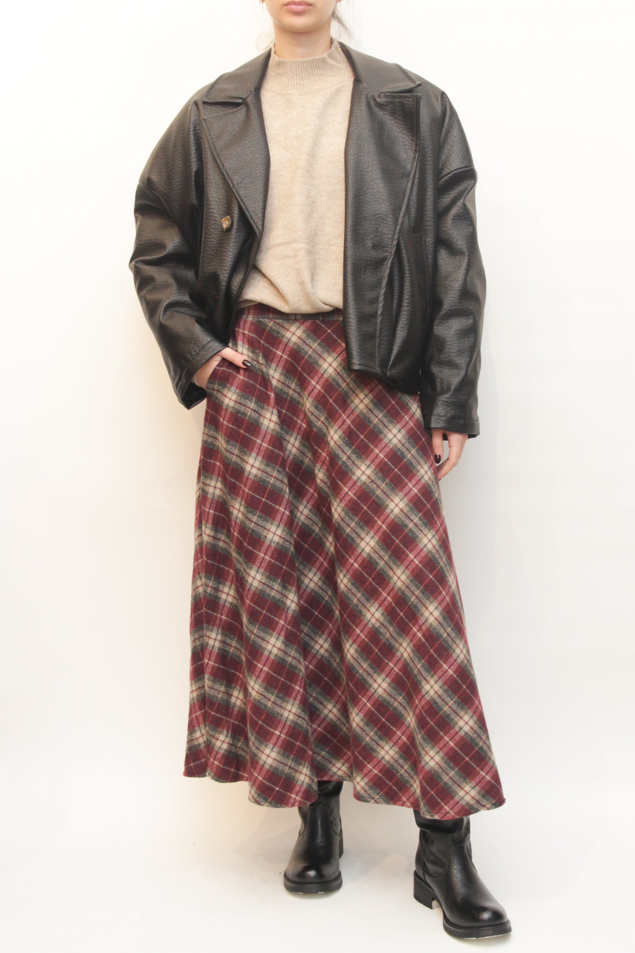 LEVH - GONNA Casey - Quadro bordo/moka/beige