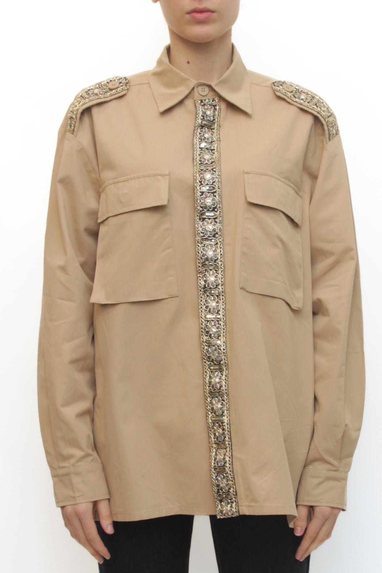 LEVH - Camicia Carmel - BEIGE