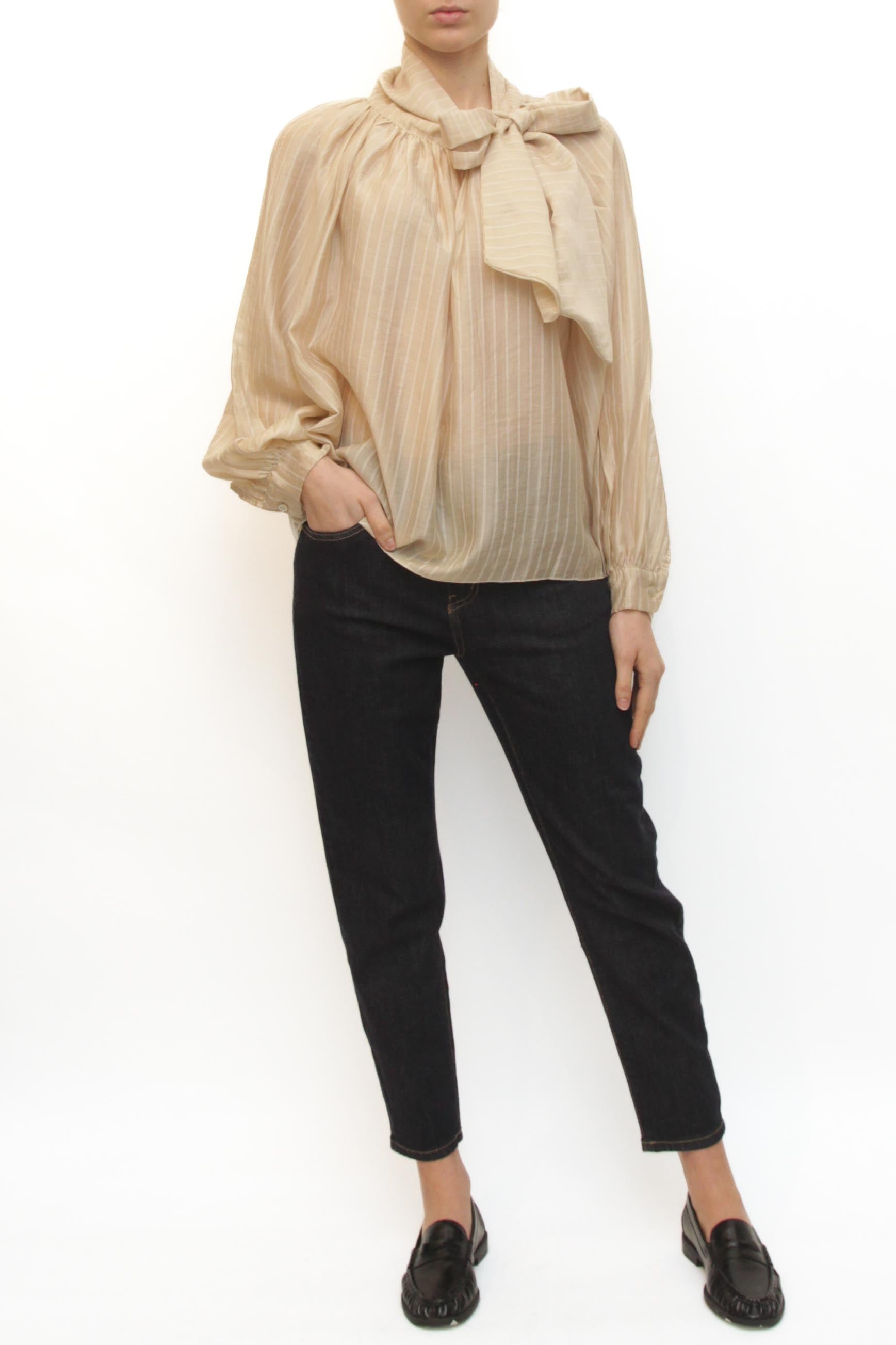 LEVH - Blusa Bea - RIGA Beige/Panna