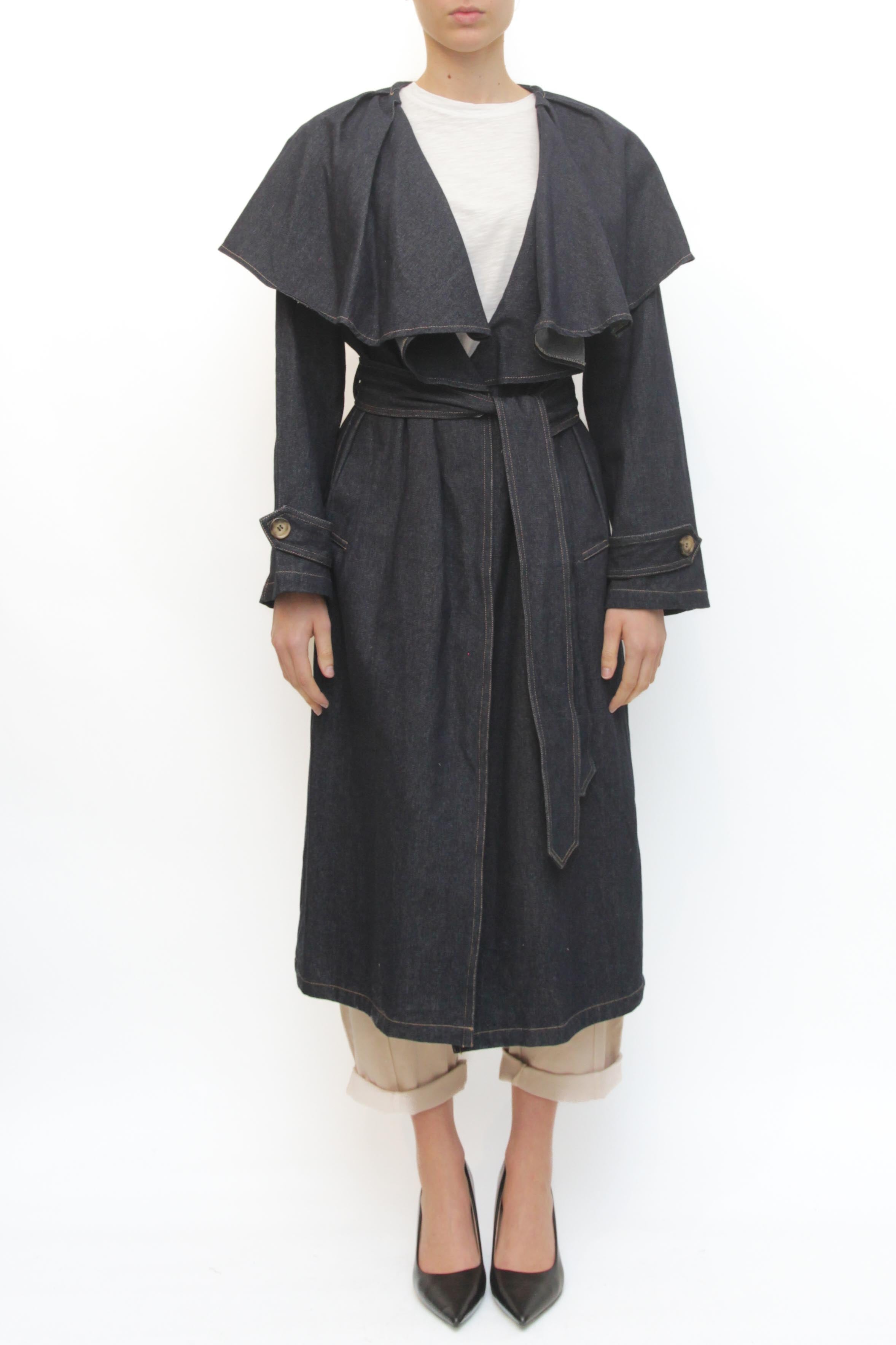 LEVH - Cappotto Chiara - DENIM SCURO