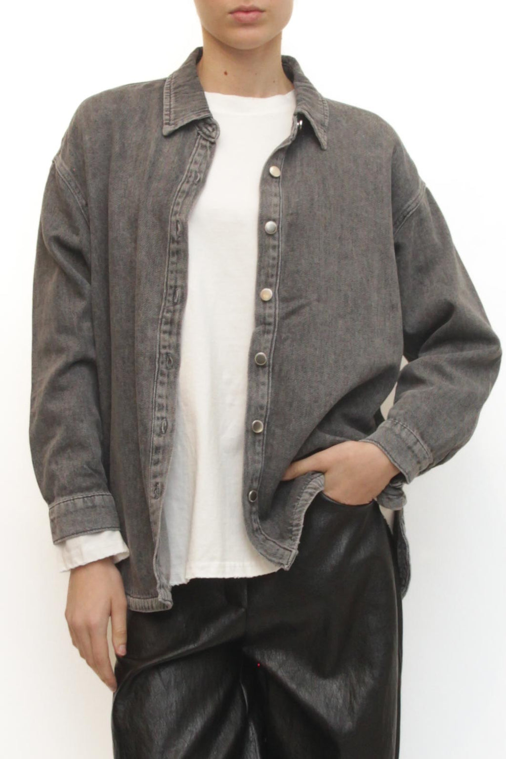 LEVH - Camicia Carlisa - DENIM GRIGIO4