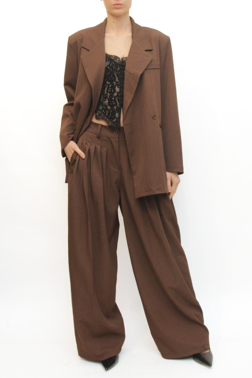 LEVH - Blazer Giulia - MARRONE