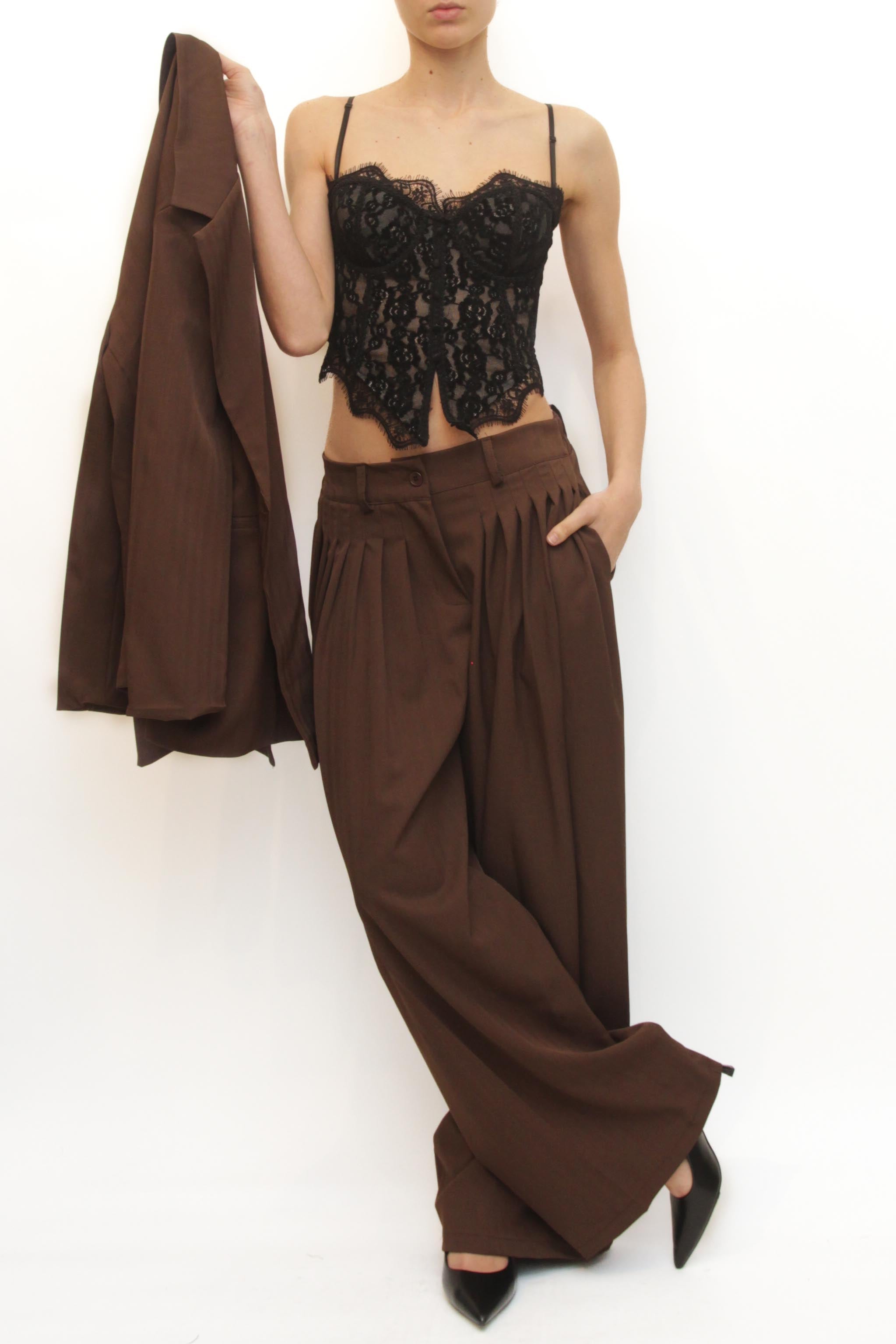 LEVH - Pantalone Penny - MARRONE