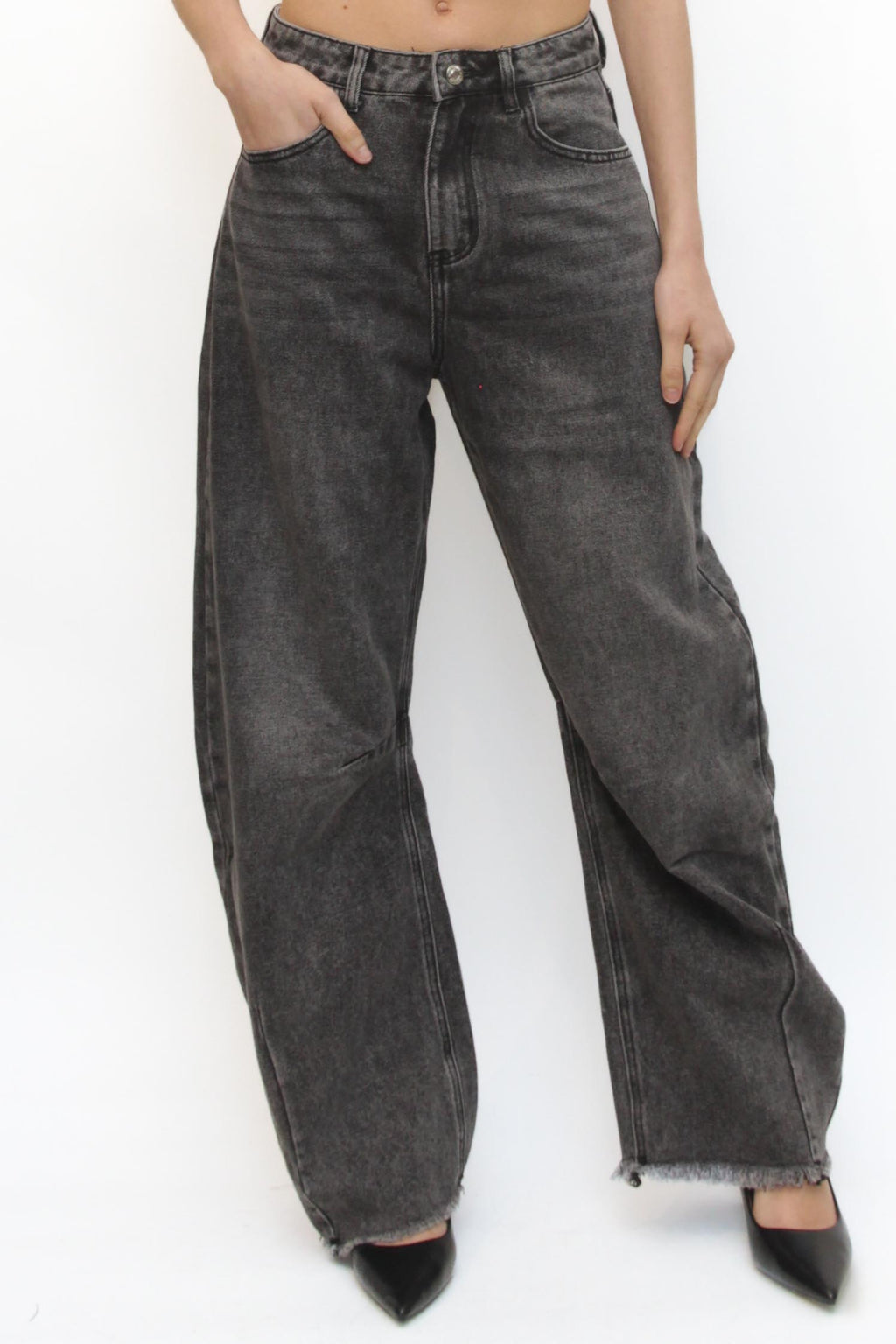LEVH - Jeans Jilly - DENIM GRIGIO