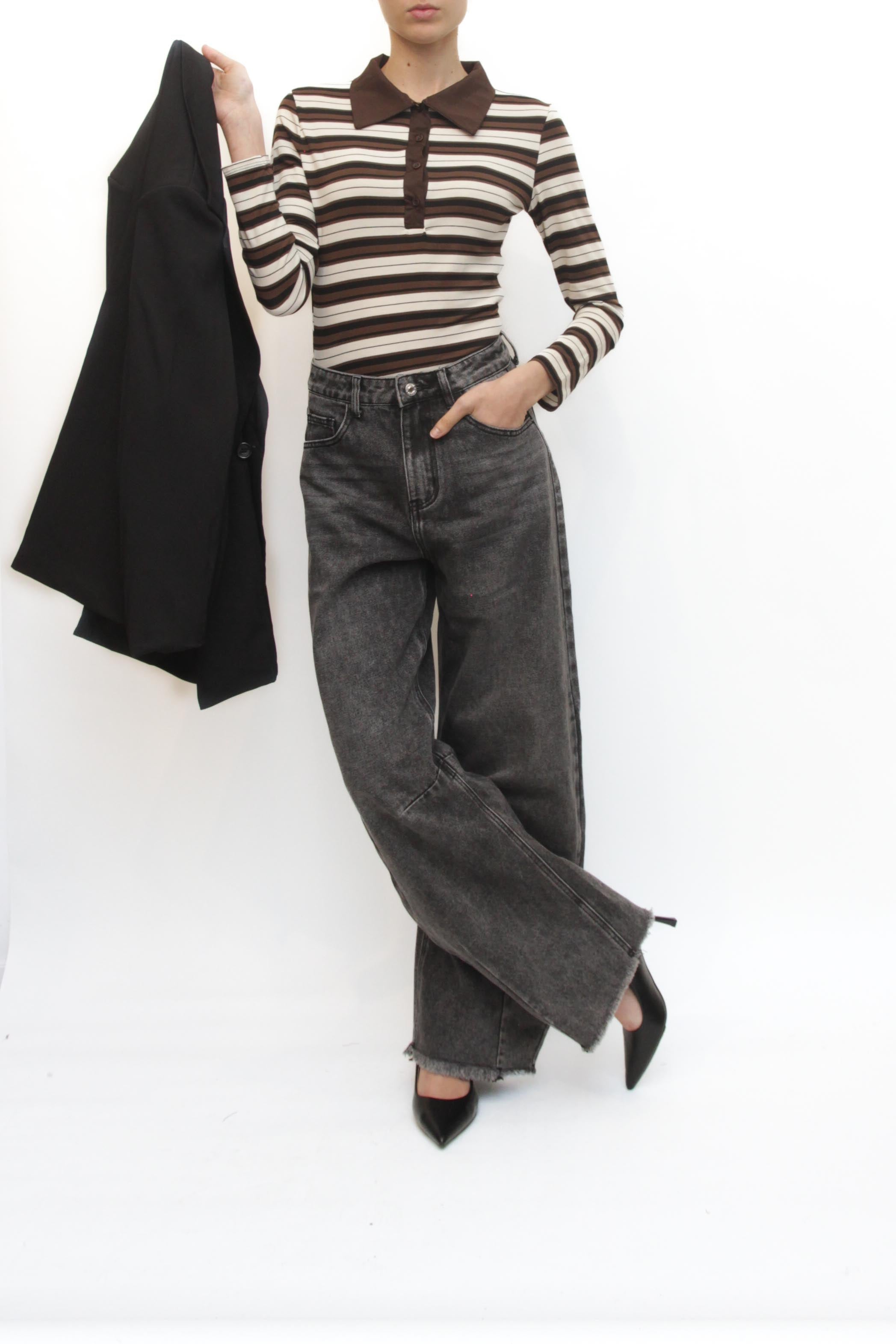 LEVH - Jeans Jilly - DENIM GRIGIO