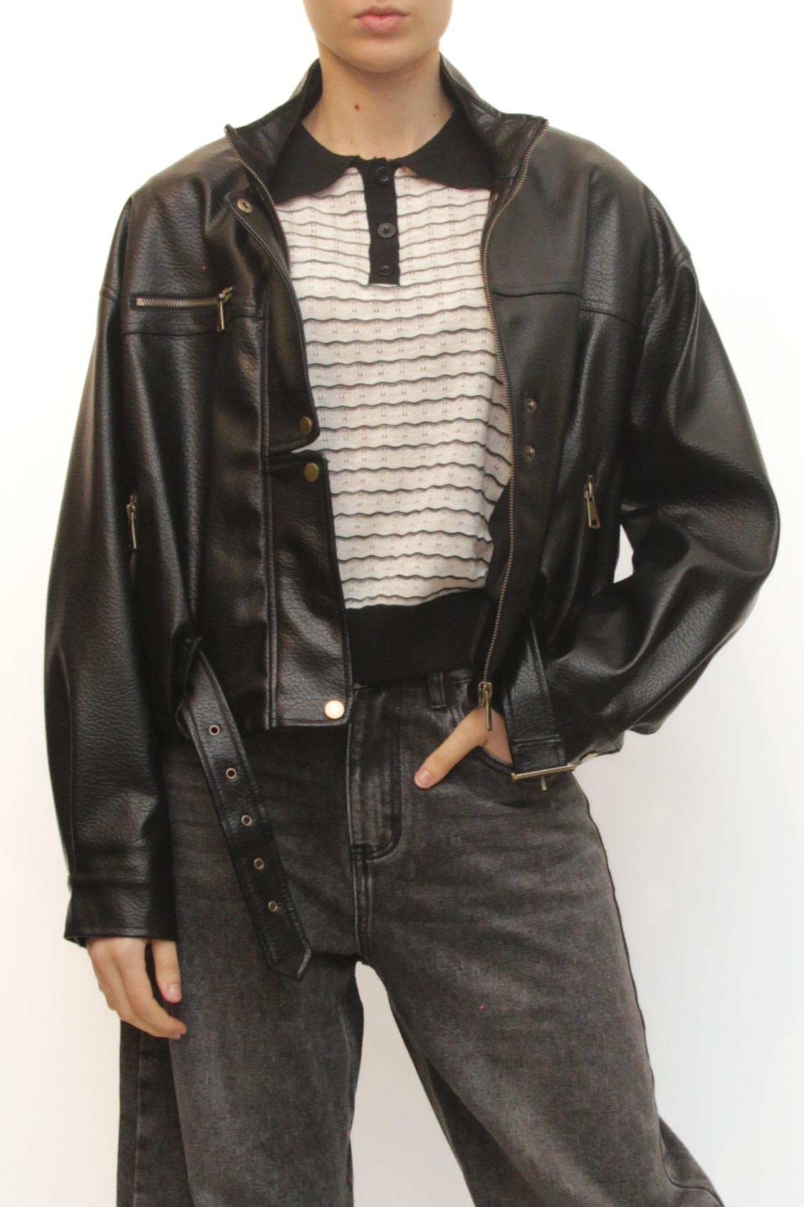 LEVH - Giubbino Glenda - NERO