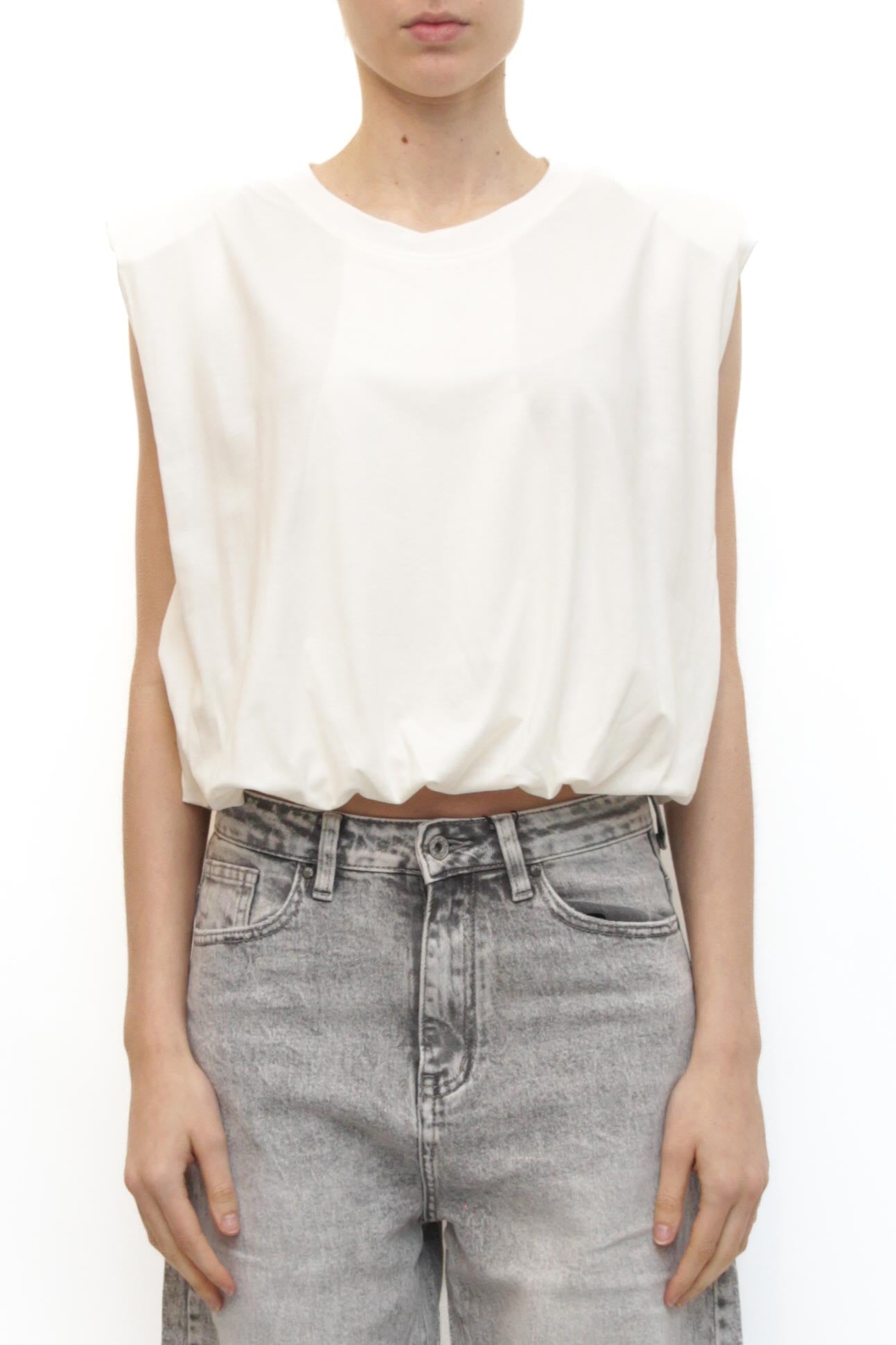 LEVH - Top Tammi - BIANCO