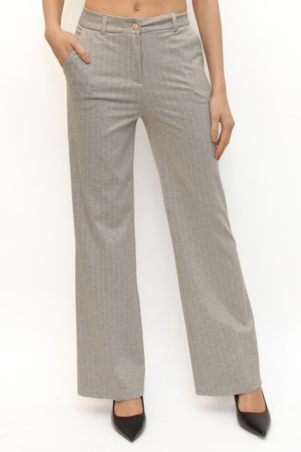 LEVH - Pantalone Pax - GESSATO GRIGIO CH/BIANCO