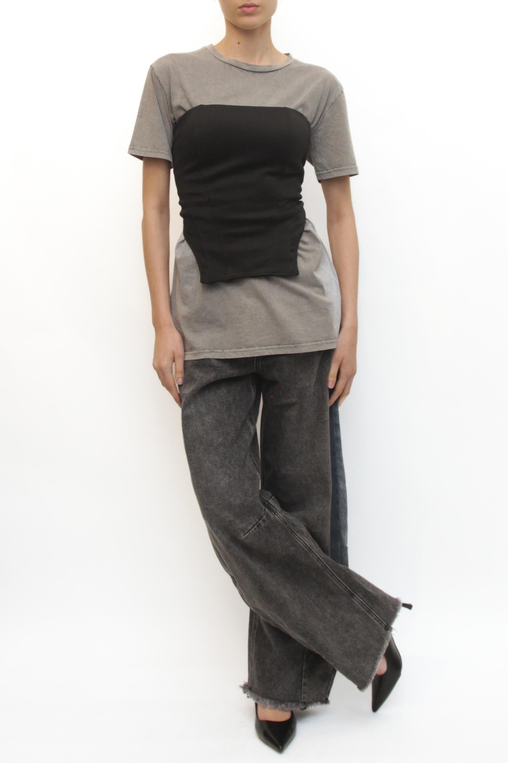 LEVH - T-shirt Teodora - MARMORIZZATO