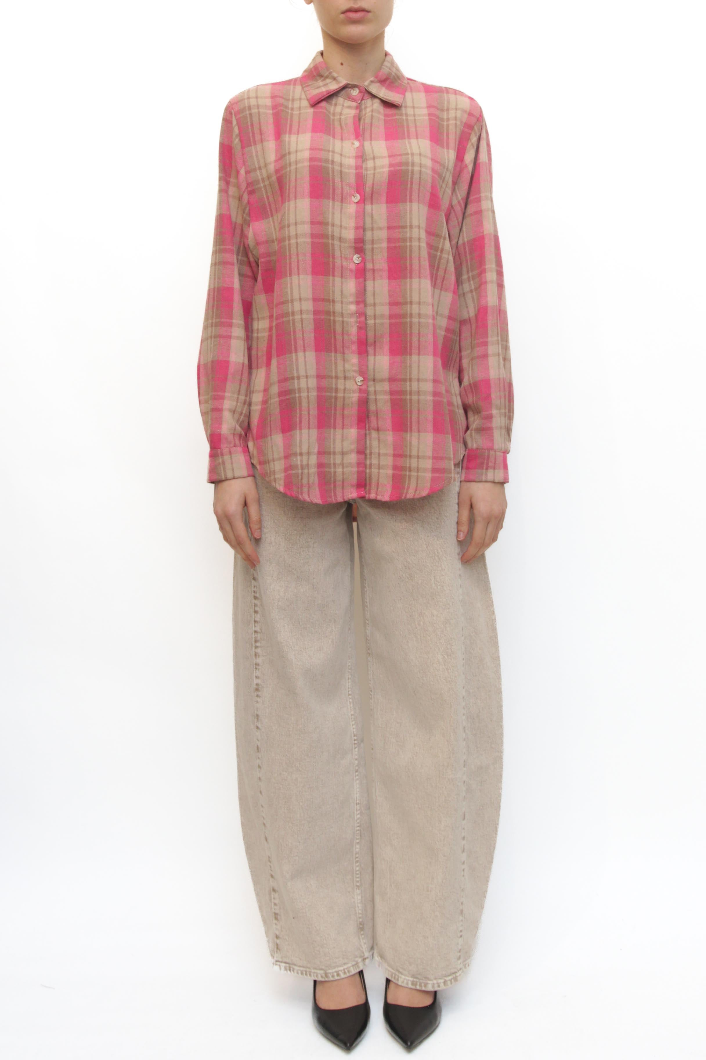 LEVH - Camicia Carola - QUADRO FUCSIA/CIPOLLA