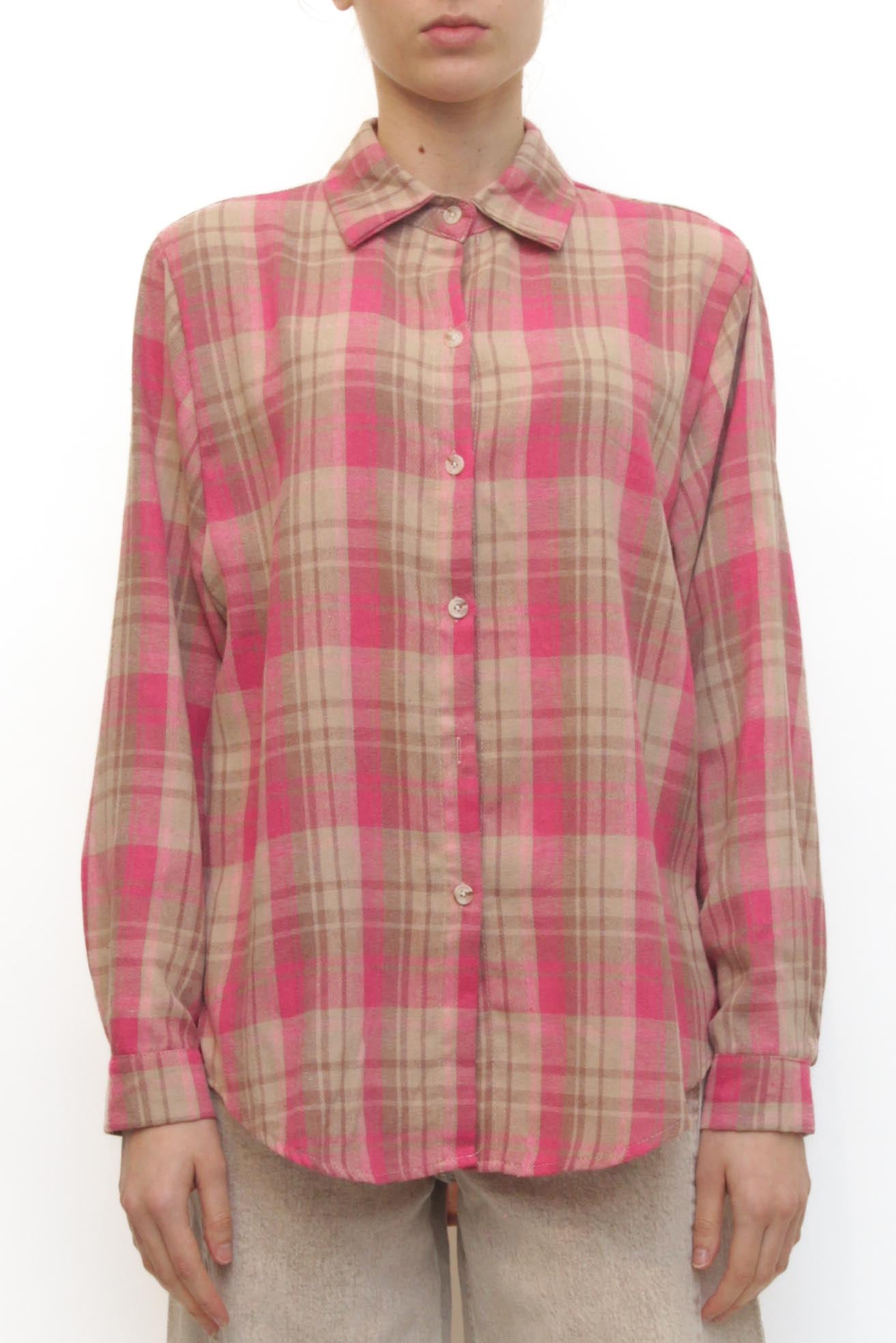 LEVH - Camicia Carola - QUADRO FUCSIA/CIPOLLA