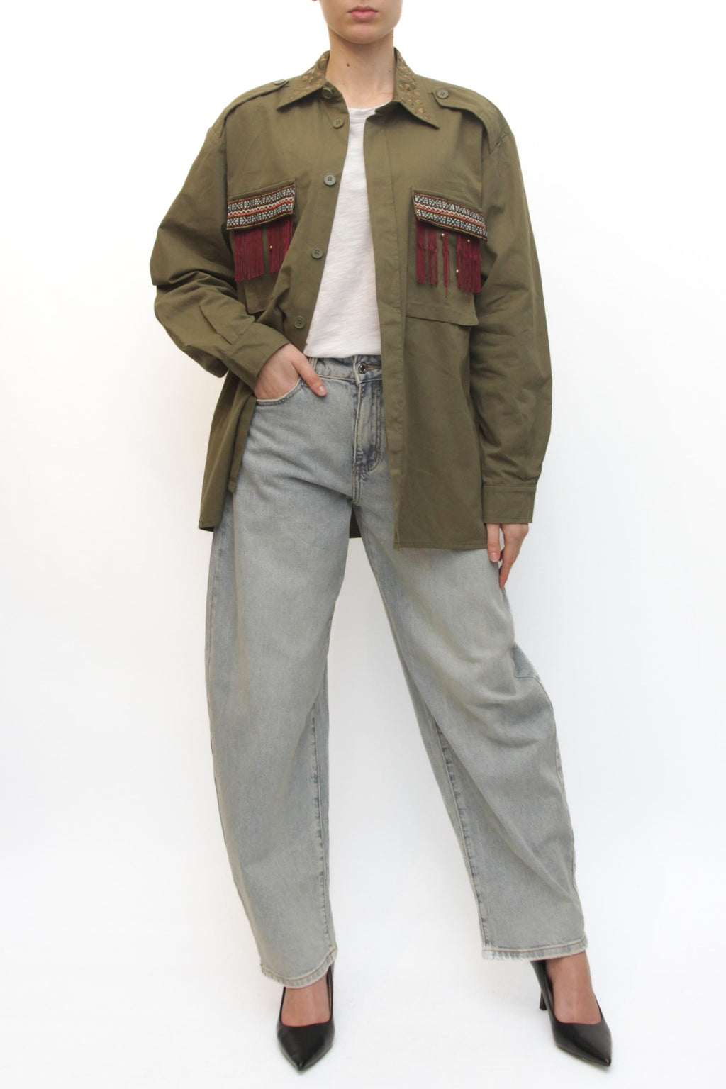 LEVH - Camicia Cassandra - MILITARE