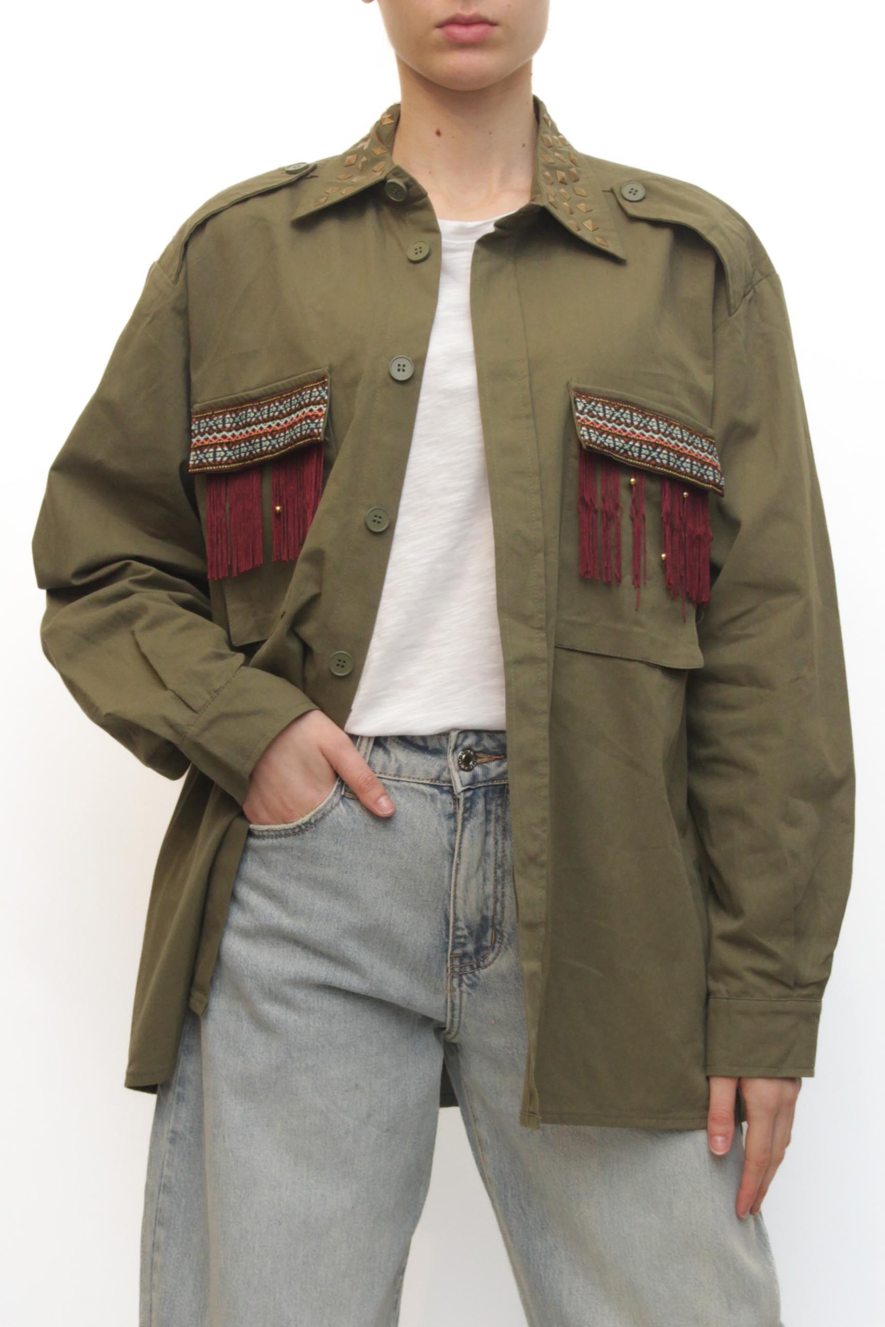 LEVH - Camicia Cassandra - MILITARE