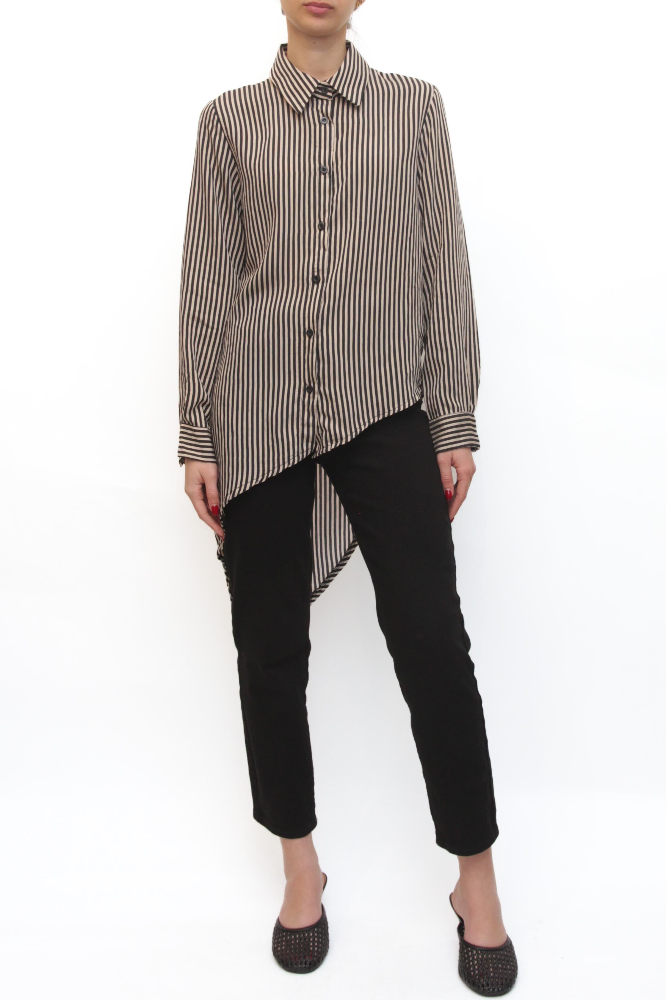 LEVH - Camicia Caren - RIGA BEIGE/NERO