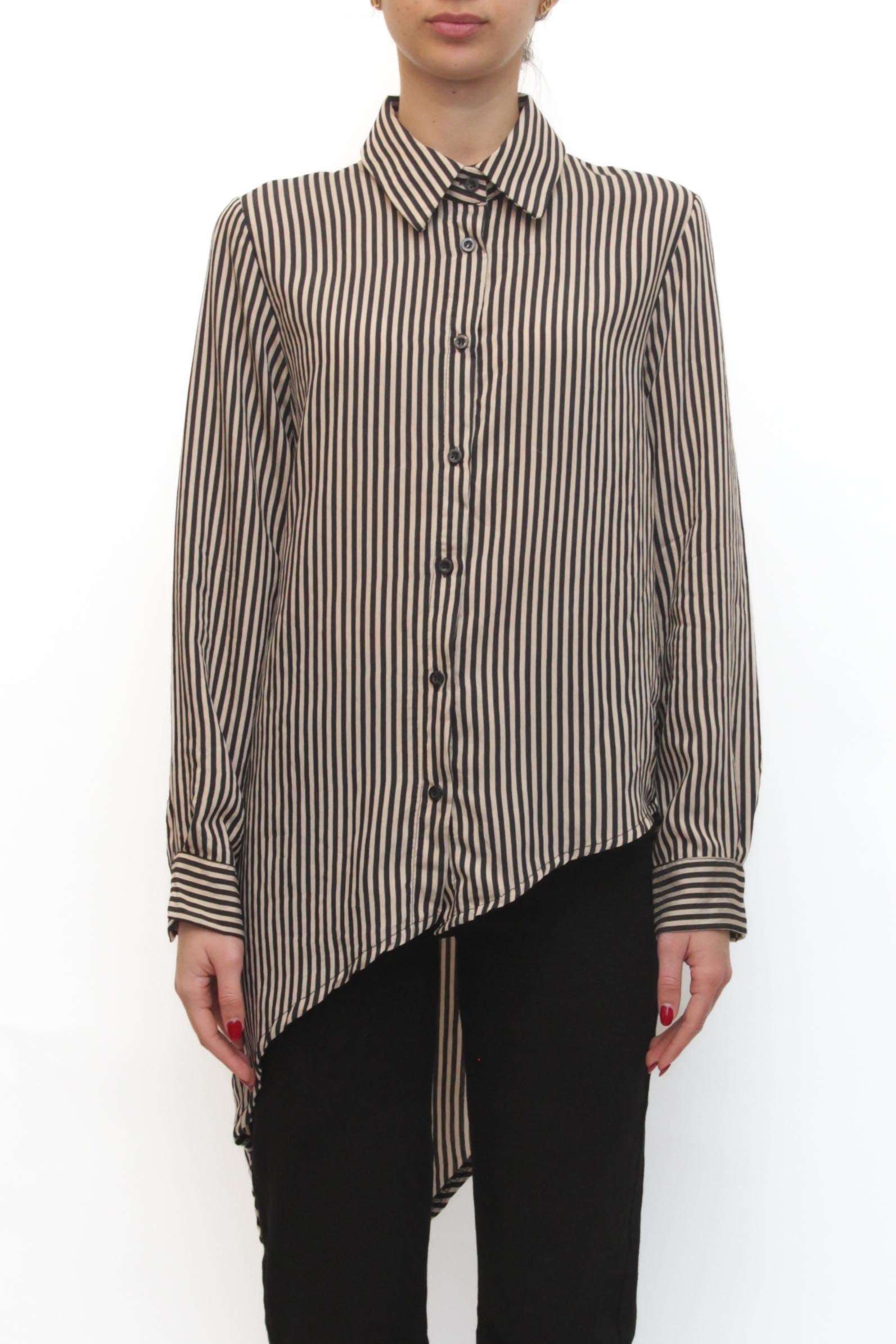 LEVH - Camicia Caren - RIGA BEIGE/NERO