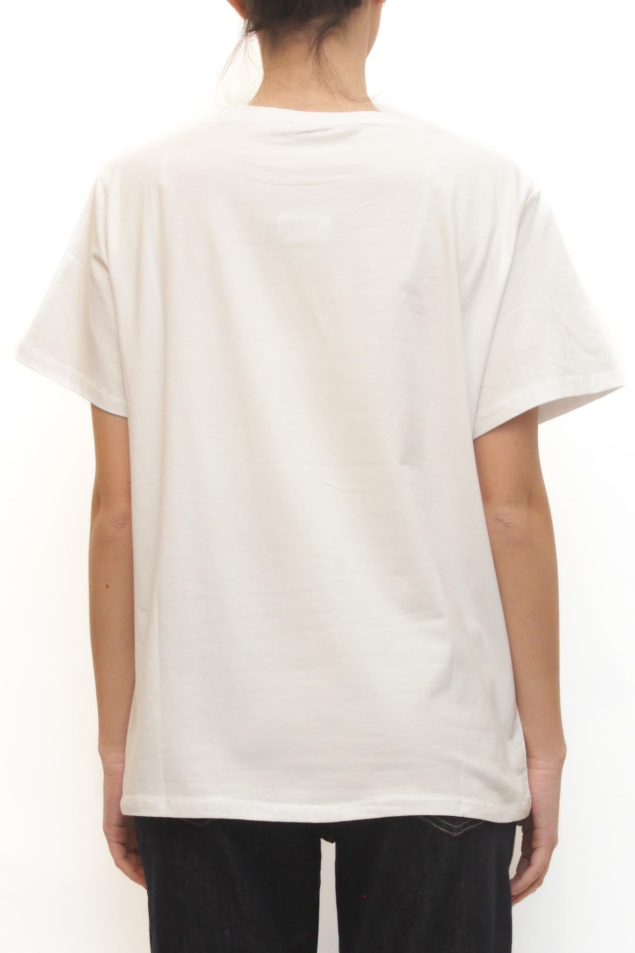 LEVH - T-shirt Smile - BIANCO