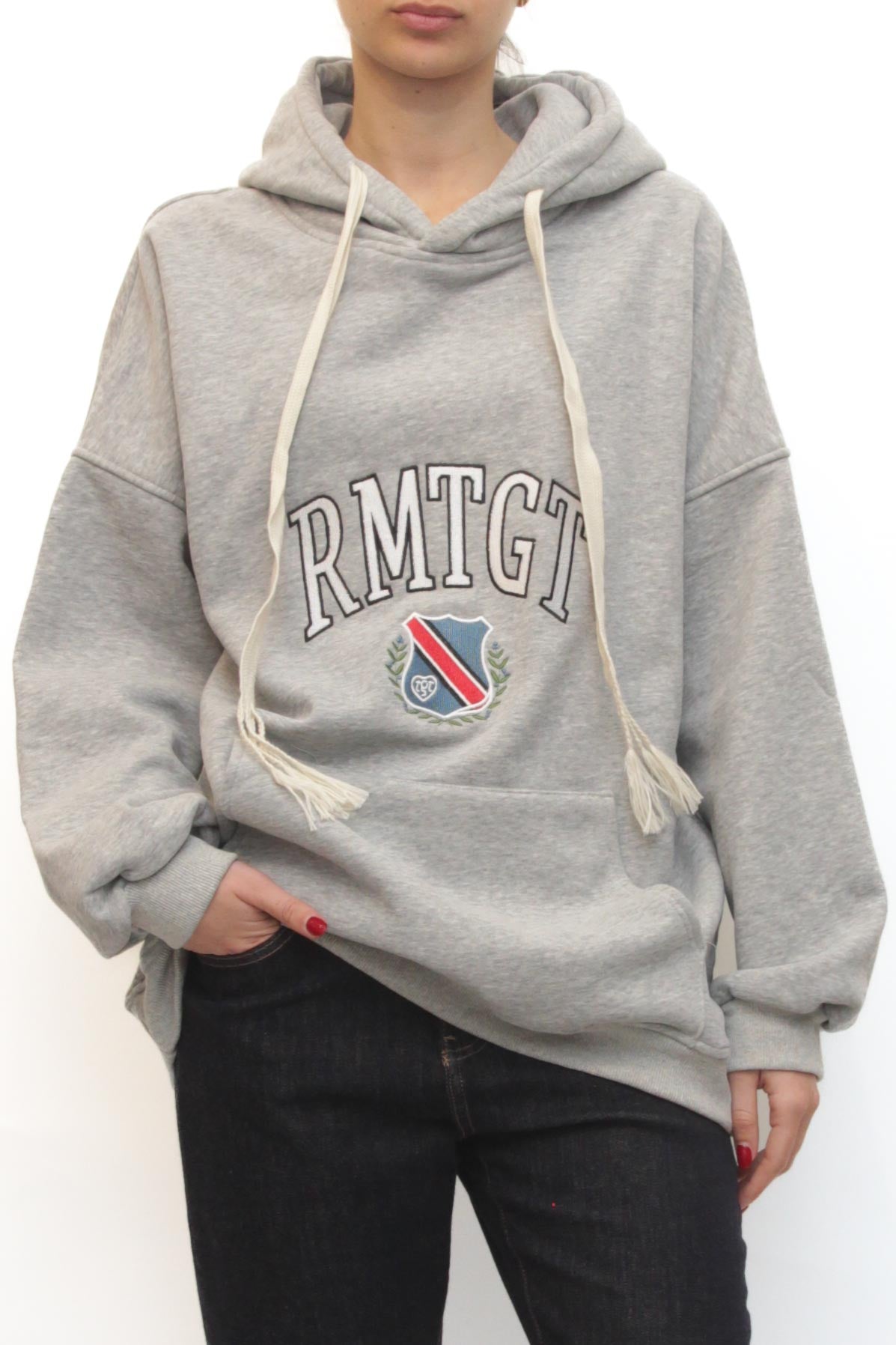 LEVH - Felpa Federica - GRIGIO CHIARO