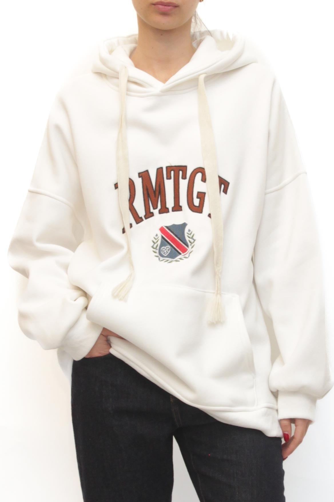 LEVH - Felpa Federica - BIANCO