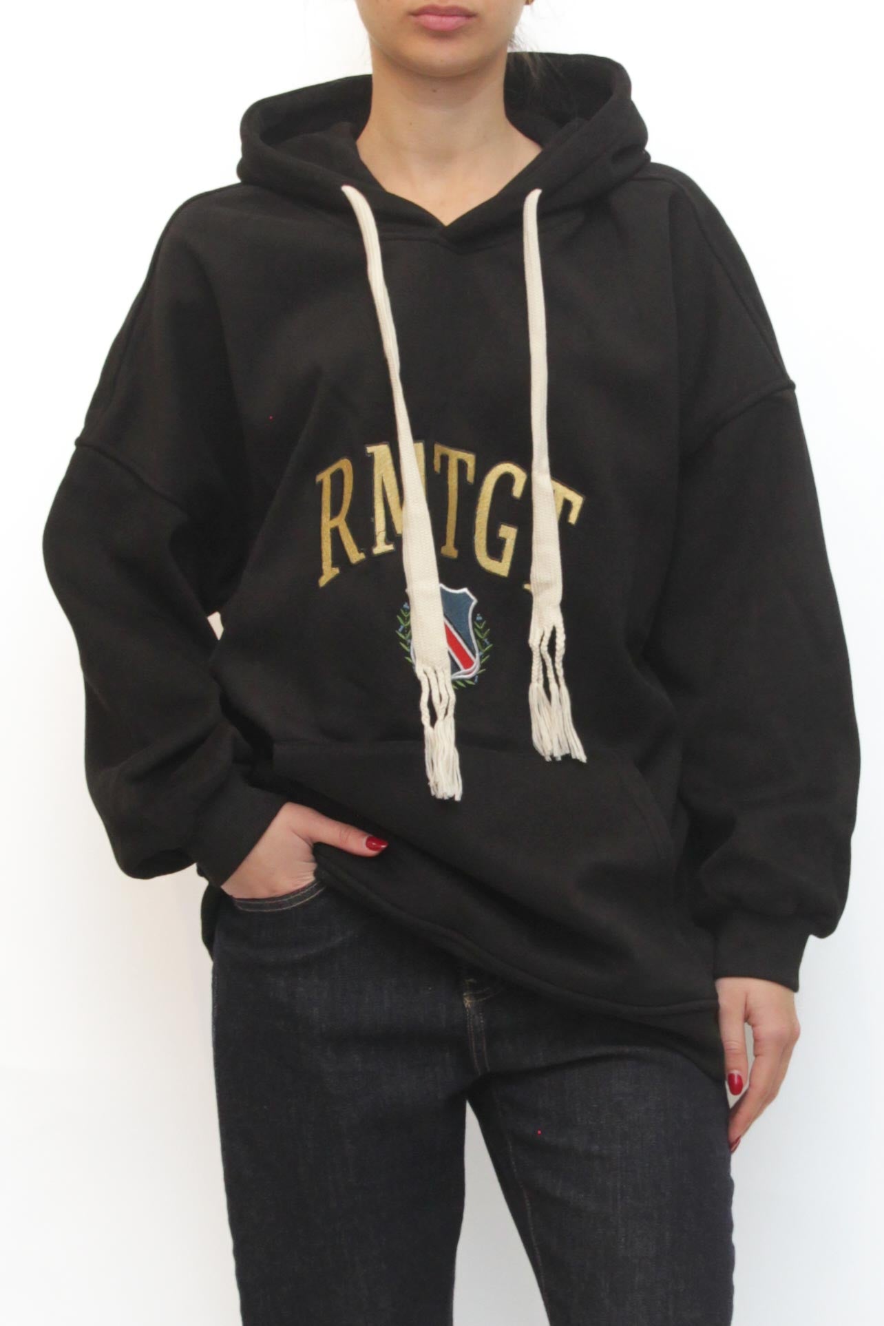 LEVH - Felpa Federica - NERO