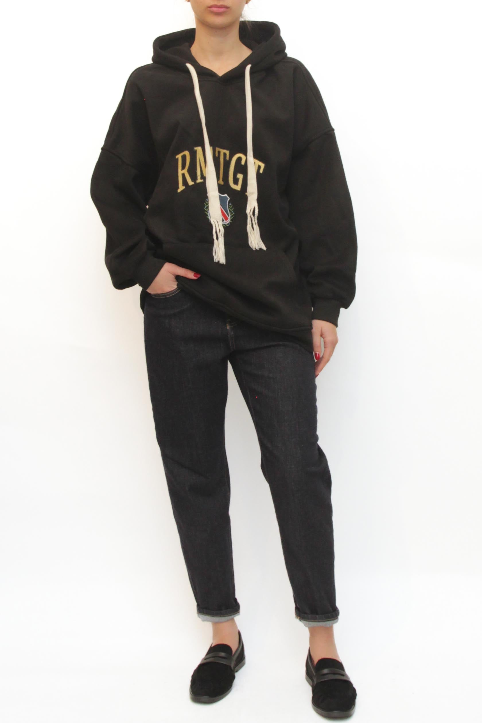 LEVH - Felpa Federica - NERO