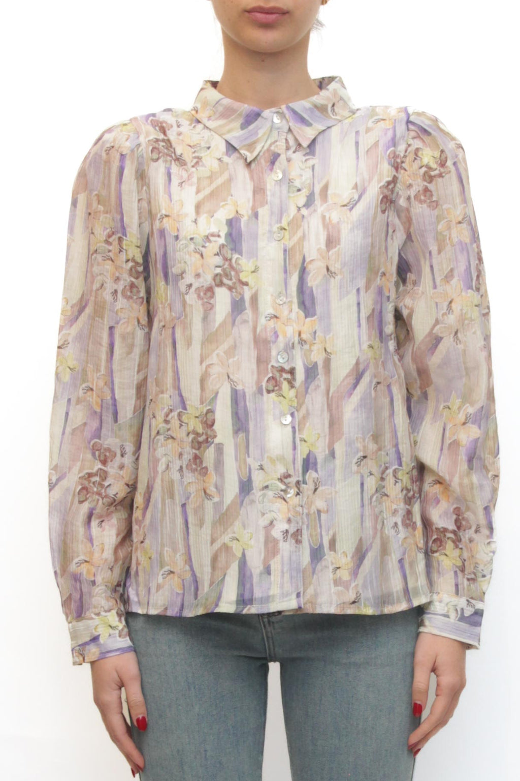 LEVH - Camicia Cecily - FANTASIA VIOLA