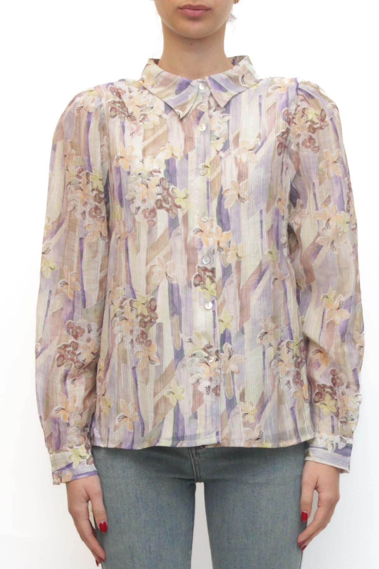 LEVH - Camicia Cecily - FANTASIA VIOLA