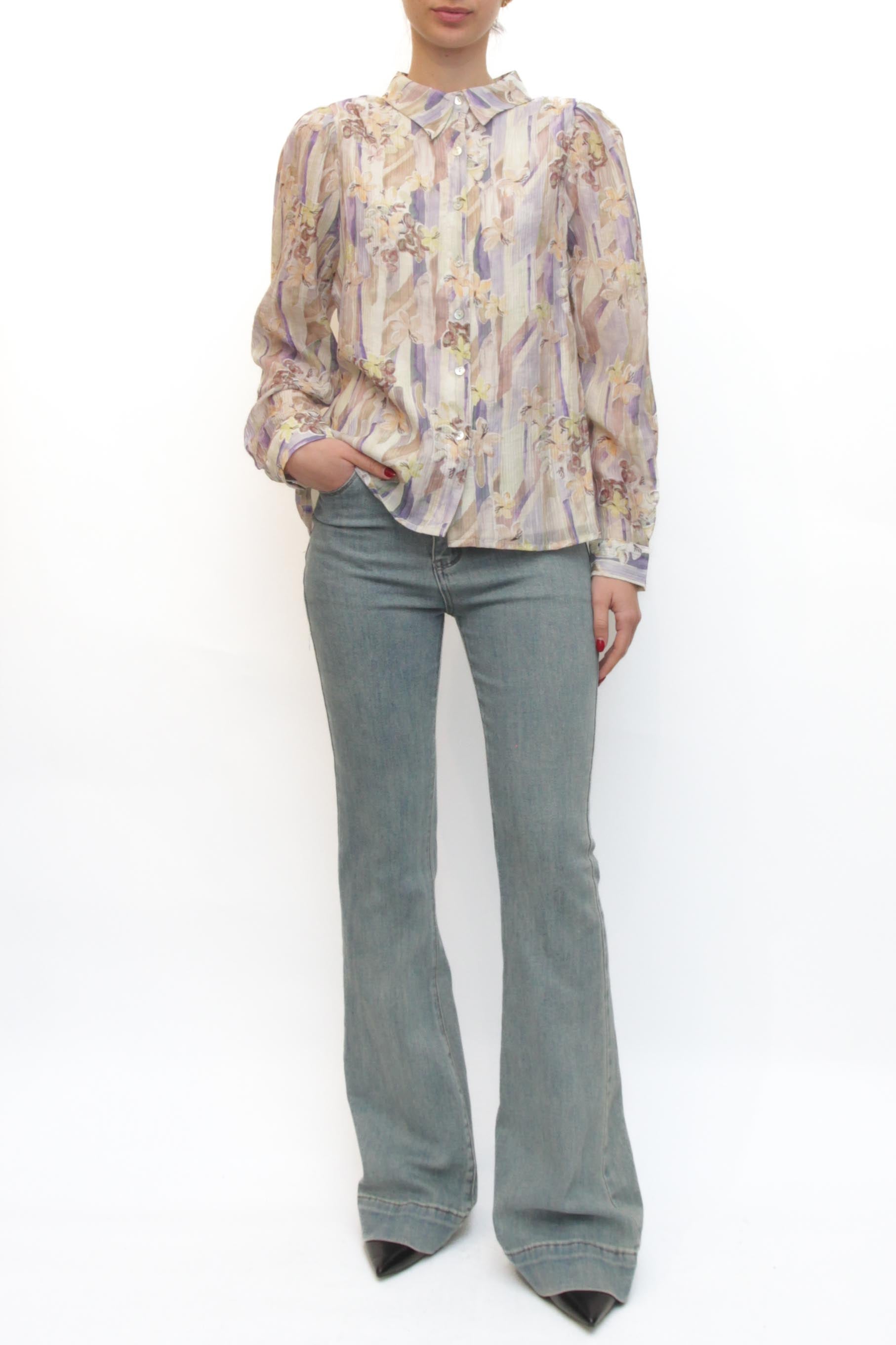 LEVH - Camicia Cecily - FANTASIA VIOLA