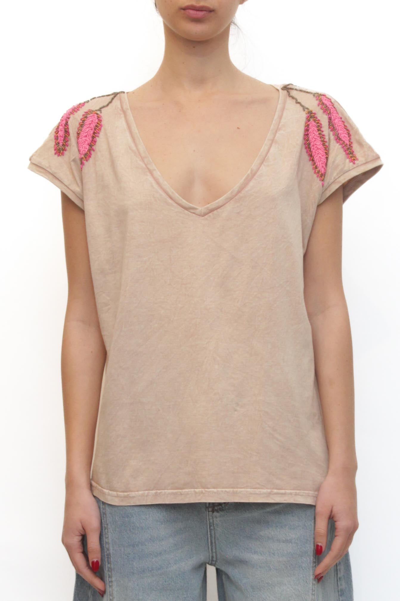 LEVH - T-shirt Tepic - BEIGE