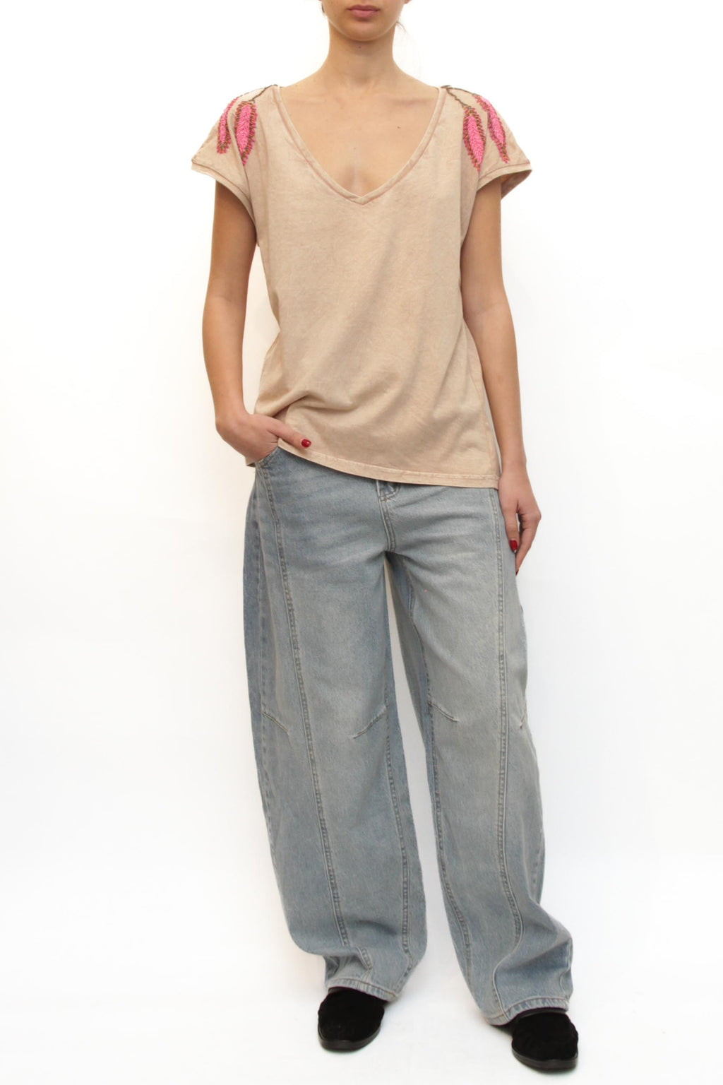 LEVH - T-shirt Tepic - BEIGE