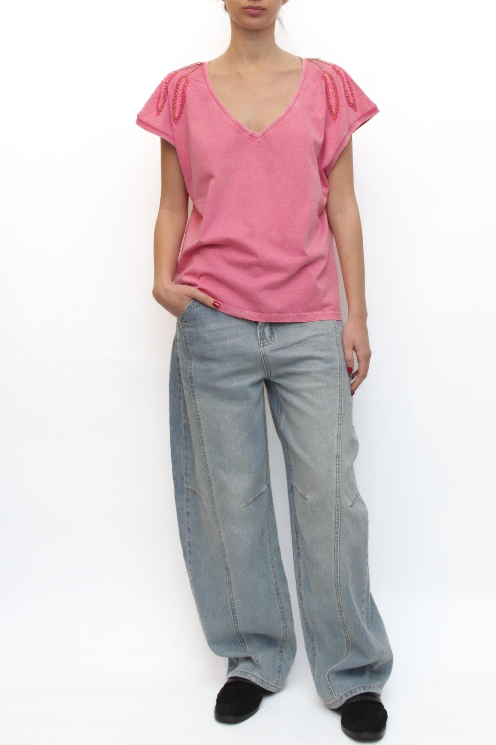 LEVH - T-shirt Tepic - ROSA