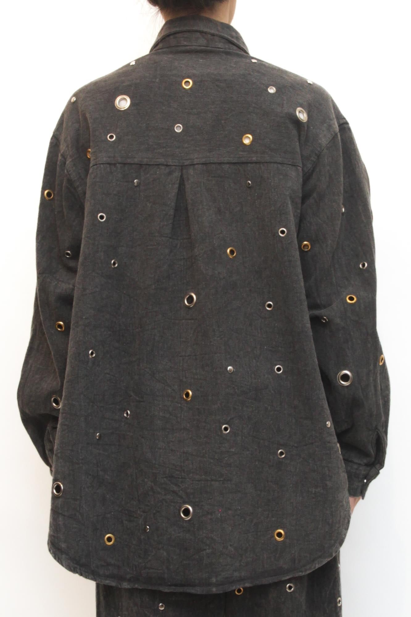 LEVH - Camicia Carly - DENIM MARMORIZZATO