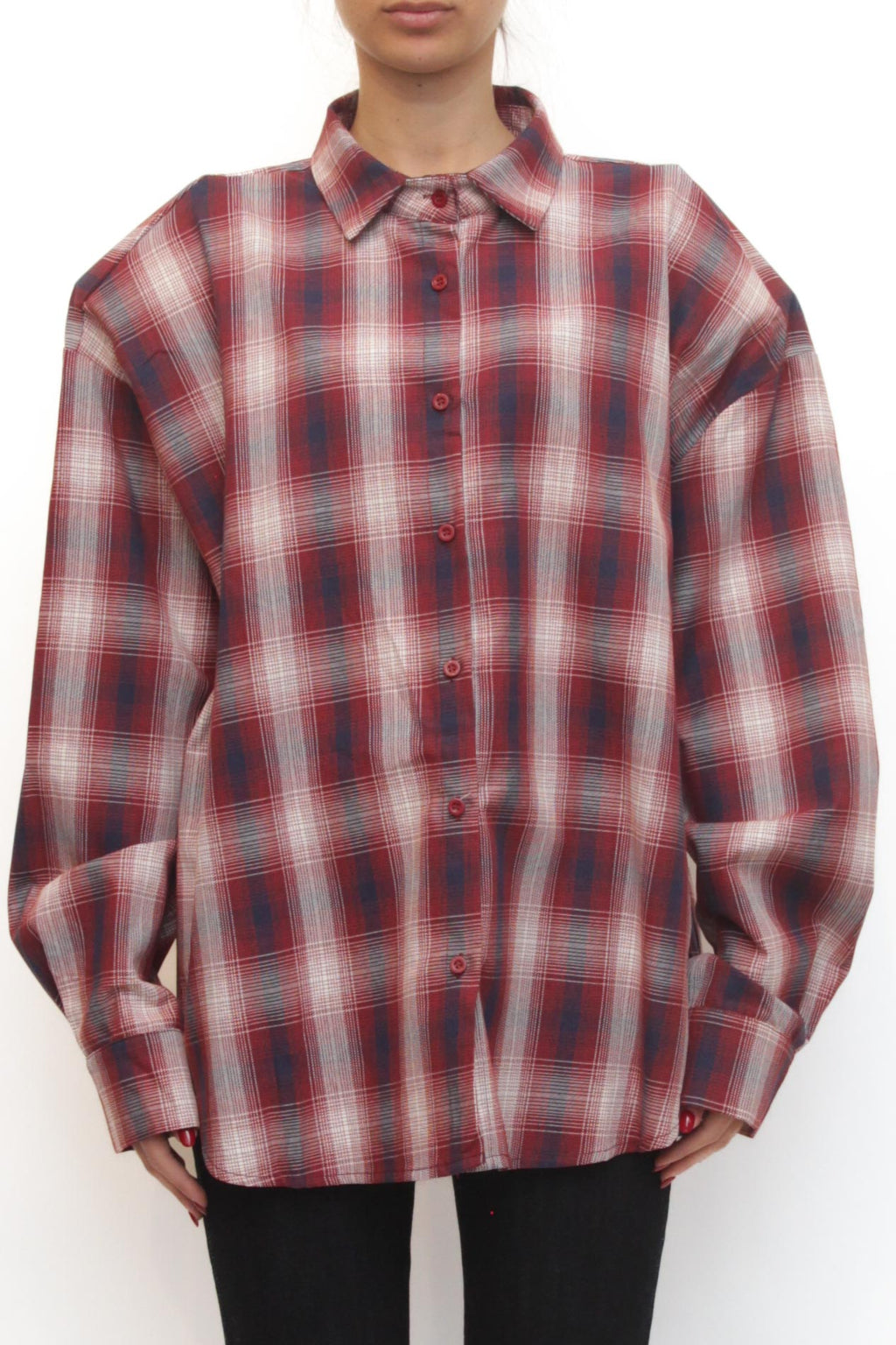 LEVH - Camicia Carmen - QUADRO ROSSO/BLU