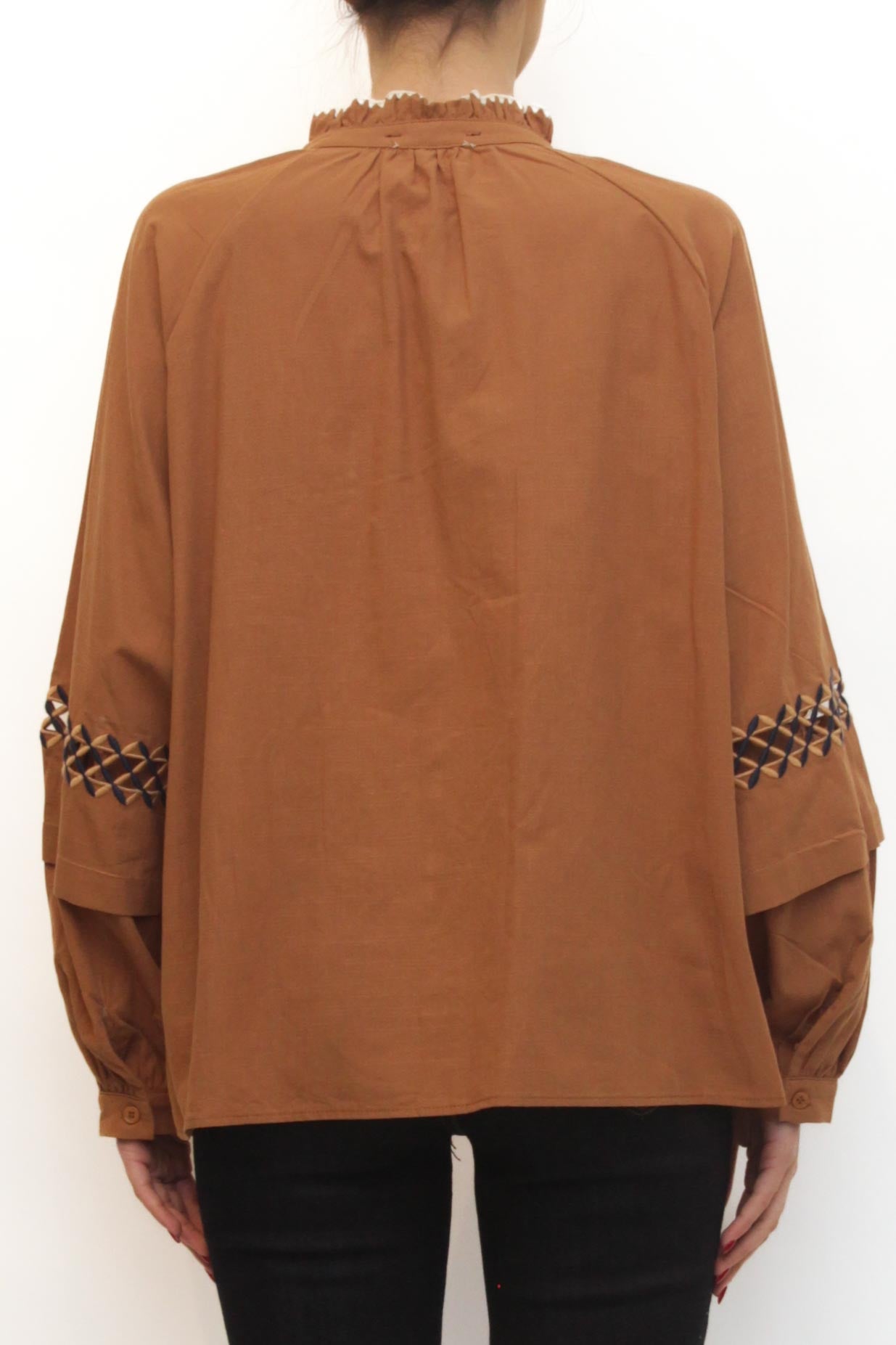 LEVH - Blusa Bonn - CUOIO