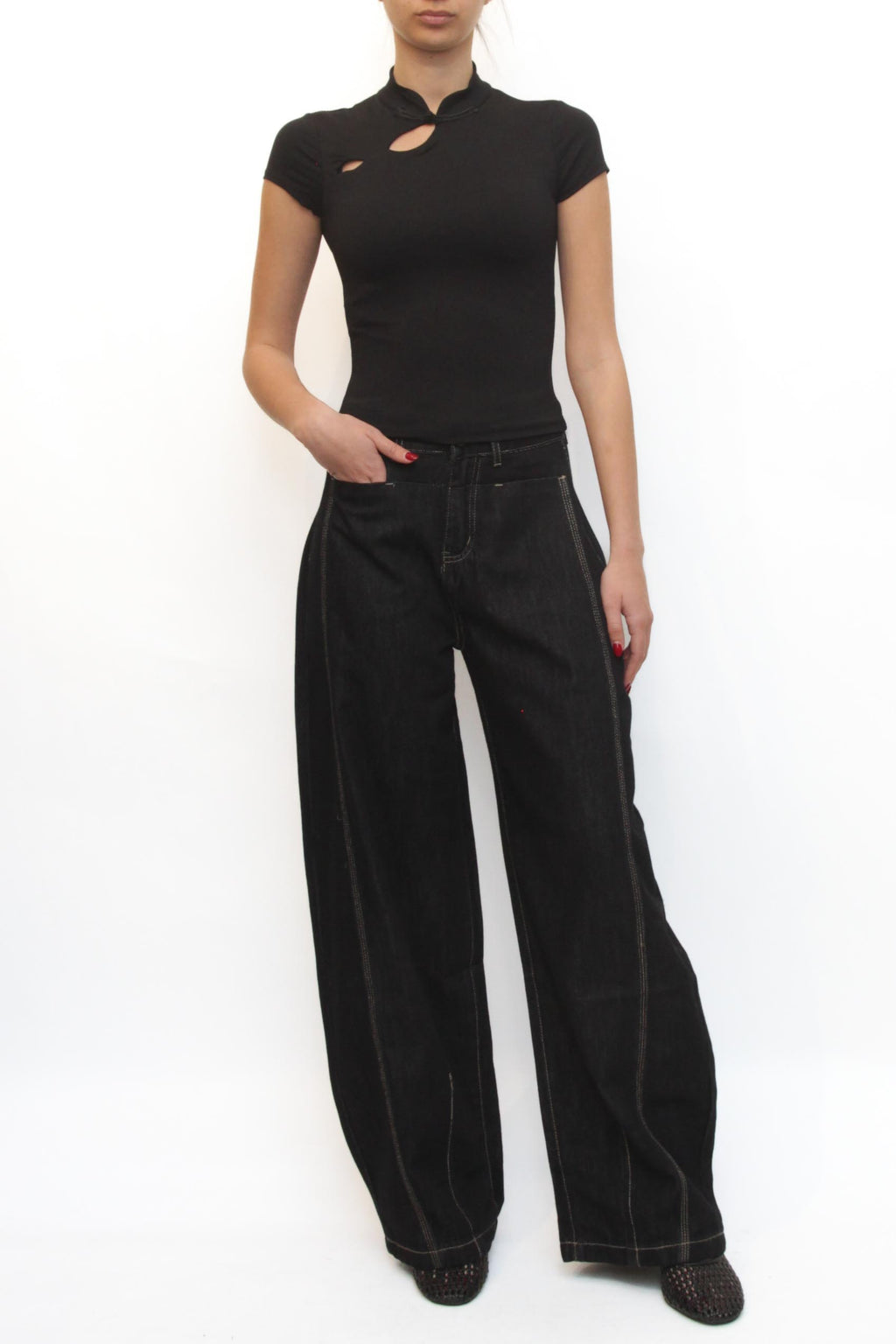 LEVH - Jeans Justine - DENIM SCURO