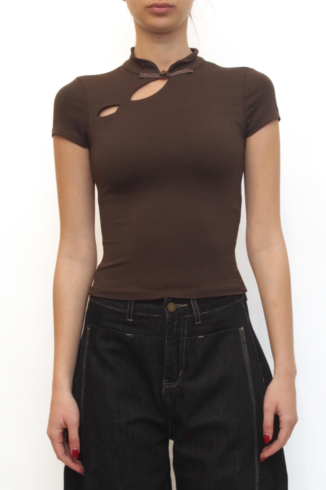 LEVH - Top Tabatha - MARRONE