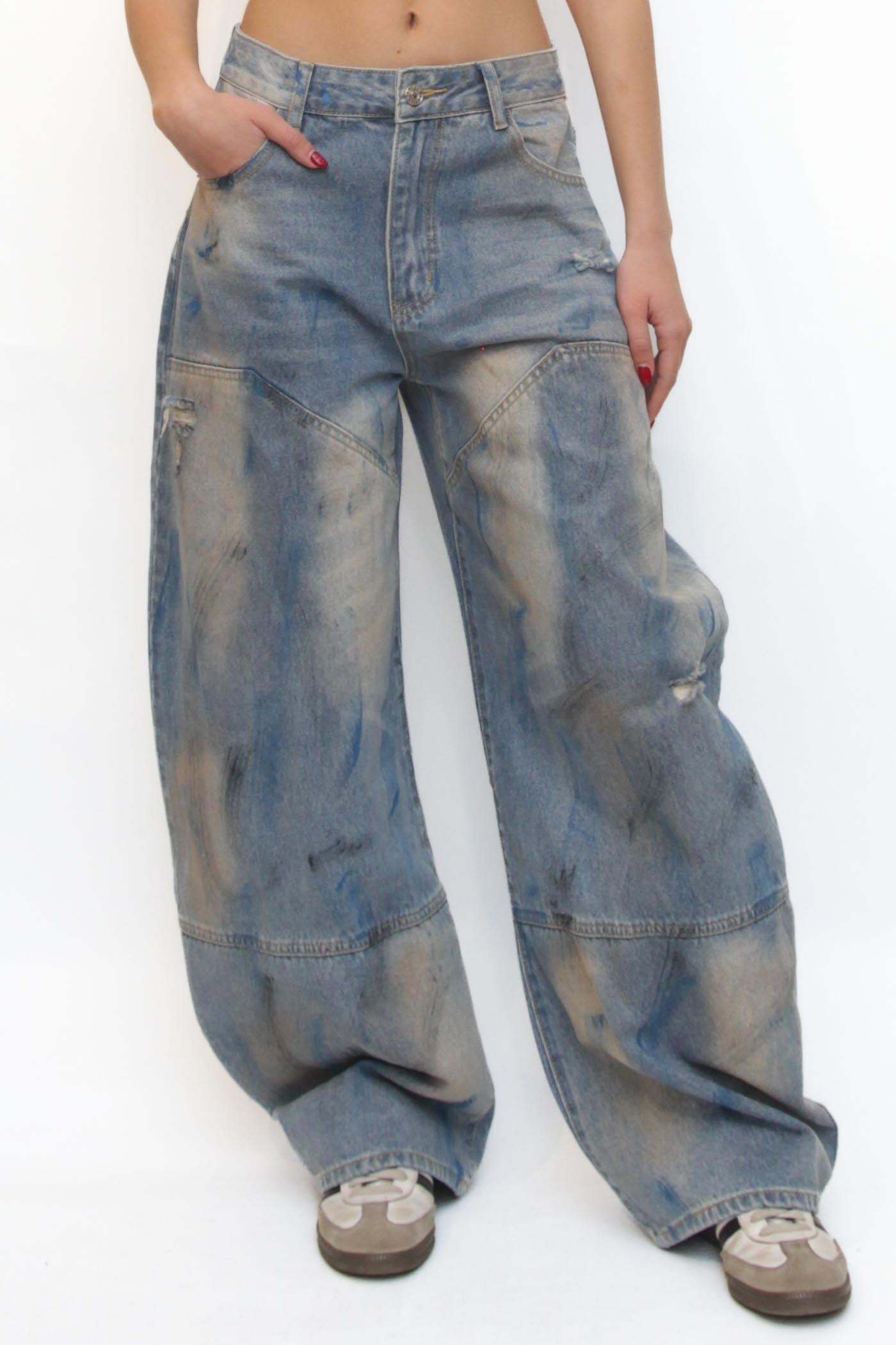 LEVH - Jeans Julie - DENIM SFUMATO