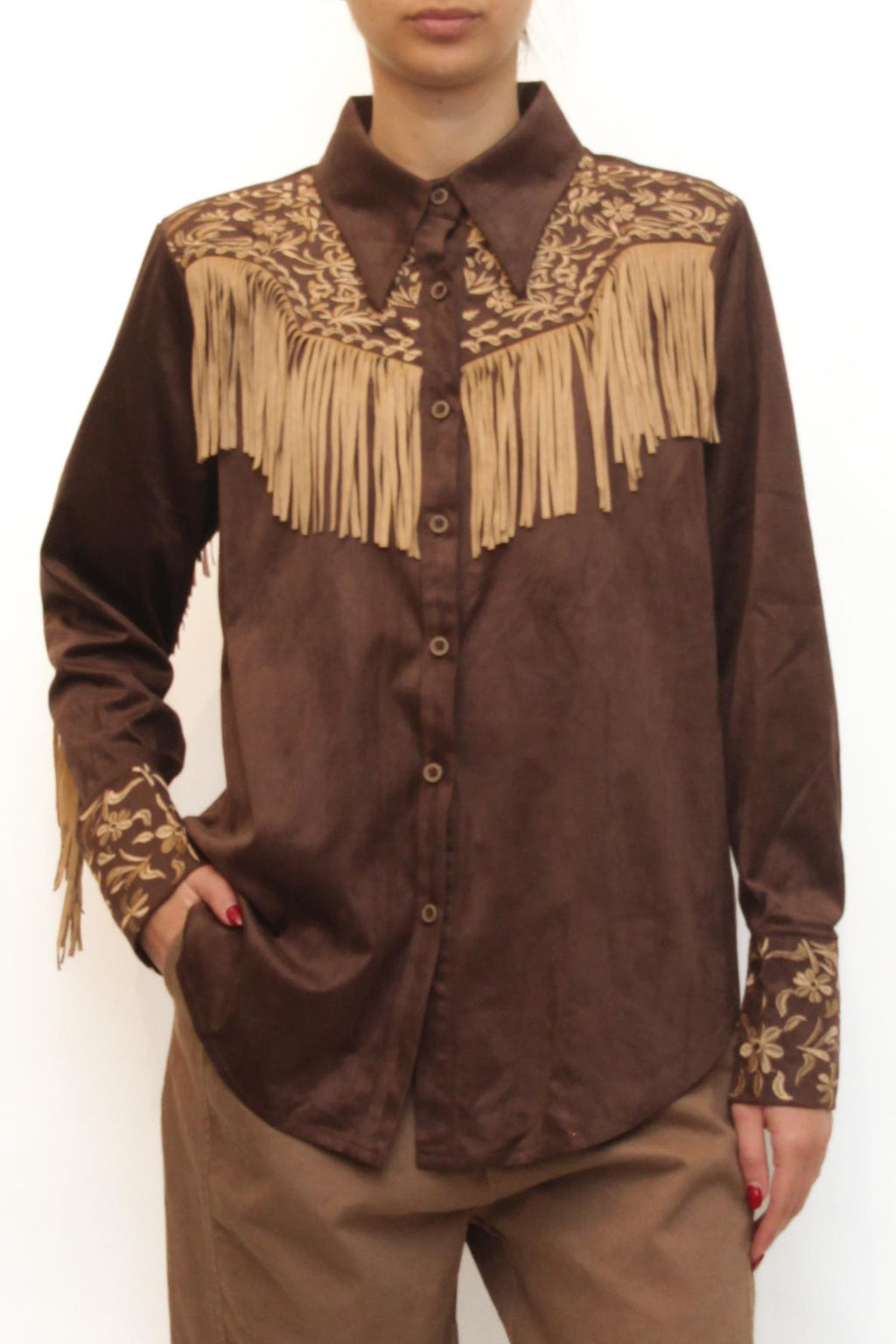 LEVH - Camicia Candy - MARRONE