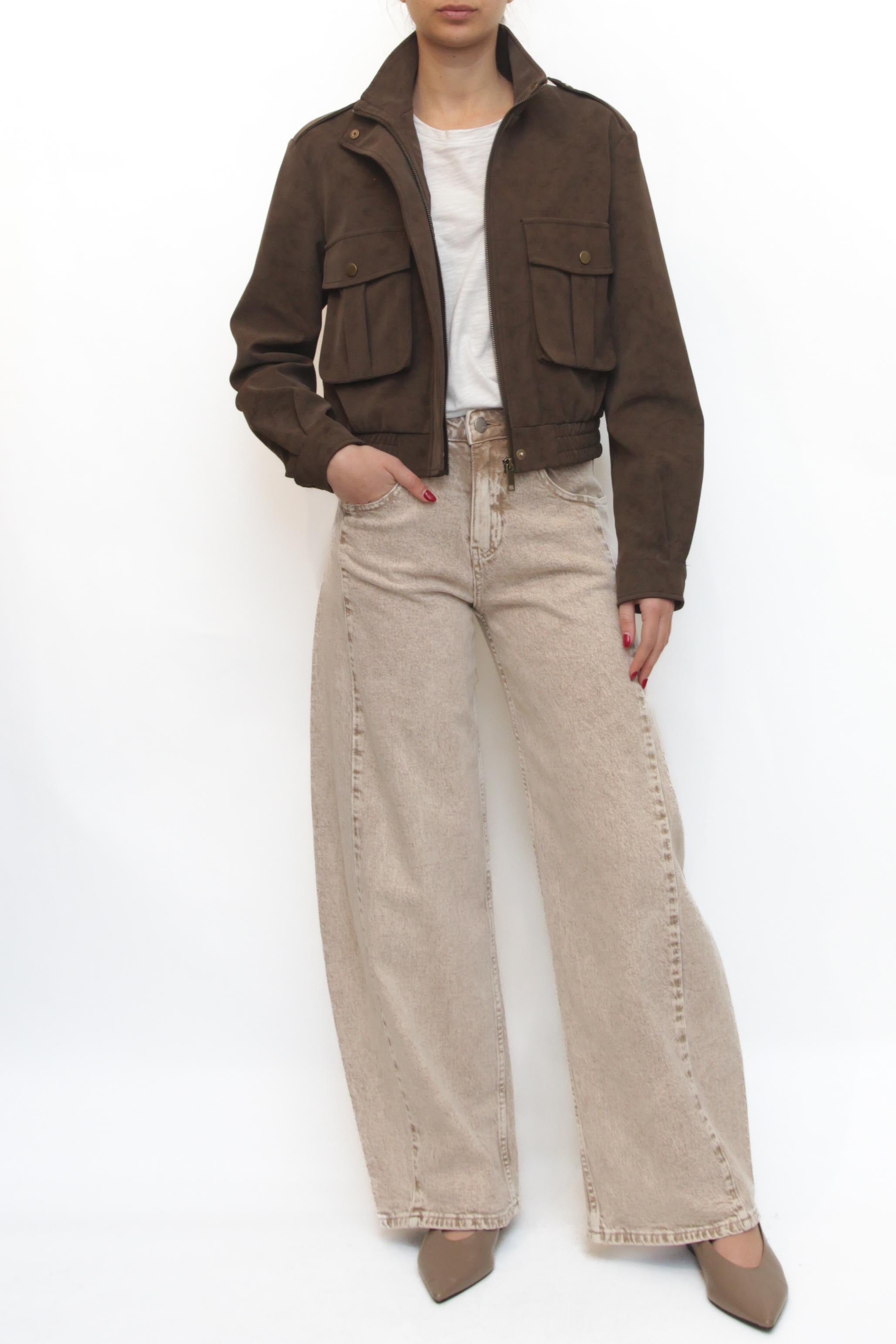 LEVH - Giubbino Gloria - MARRONE