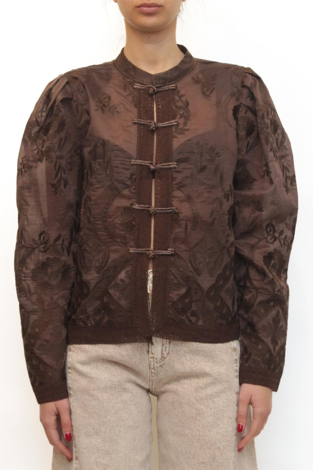 LEVH - Camicia Carlotta - MARRONE