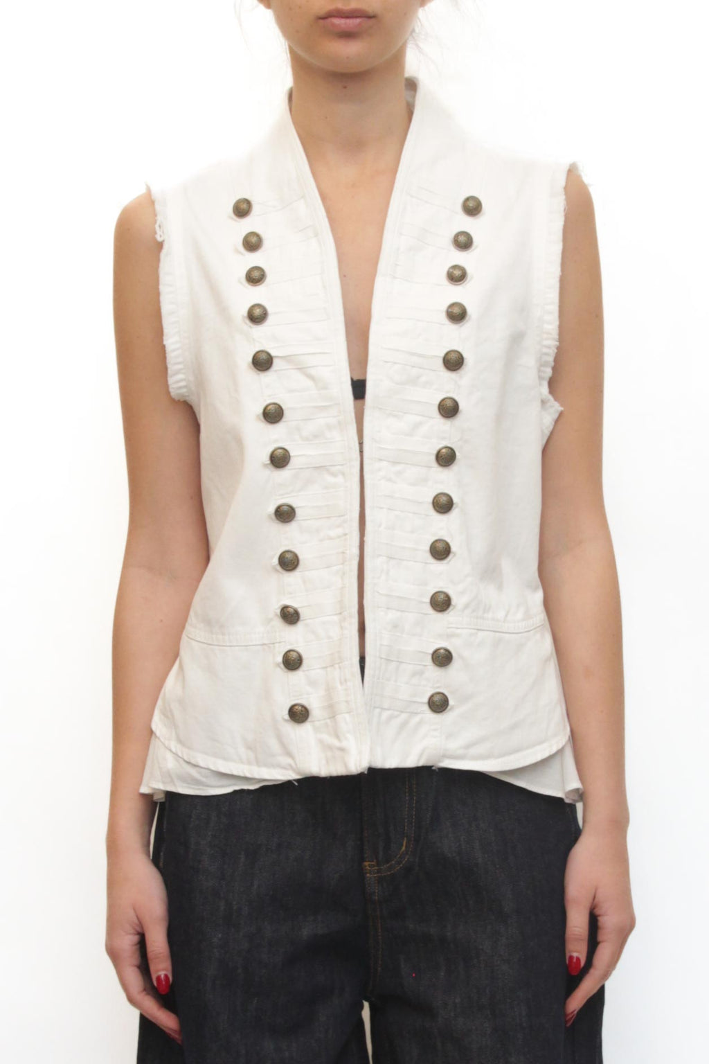LEVH - Gilet Georgia - BIANCO